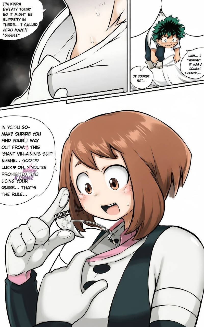[GTS Tamago] Ochako Uraraka vs Izuku Midoriya (COLOR) image number 2