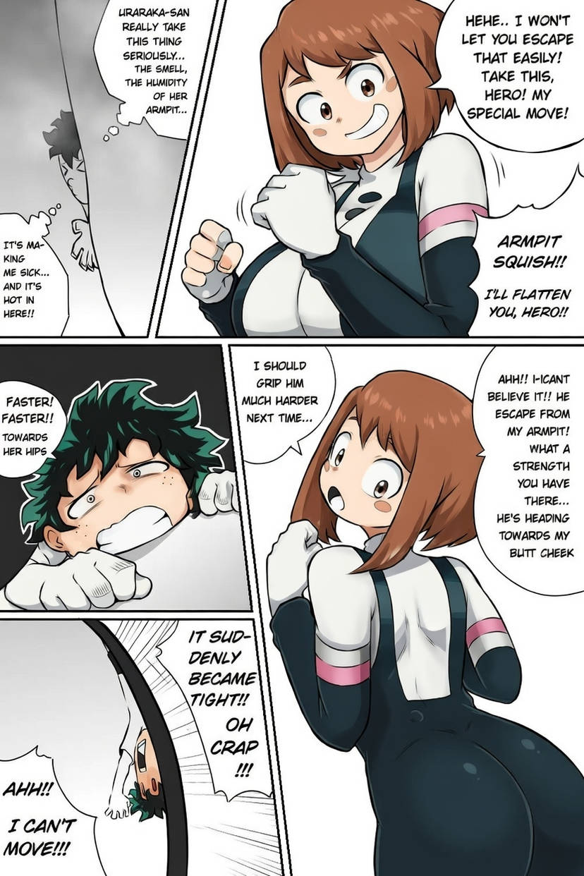 [GTS Tamago] Ochako Uraraka vs Izuku Midoriya (COLOR) image number 5