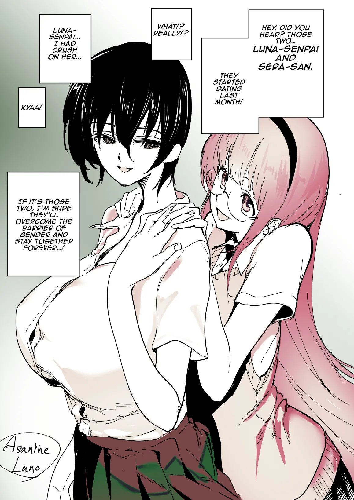 [Asanine Luno] Yuri NTR | Lesbian NTR 01-03 [English] [Aishi21] image number 2