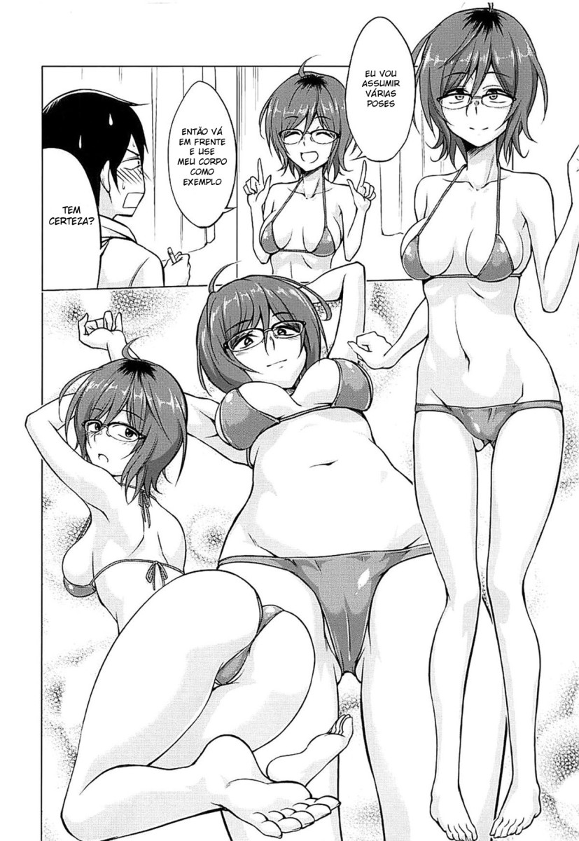(COMIC1☆13) [TORA MACHINE (Kasukabe Taro)] Hajime DE Shasei (Dagashi Kashi) [Portuguese-BR] image number 3
