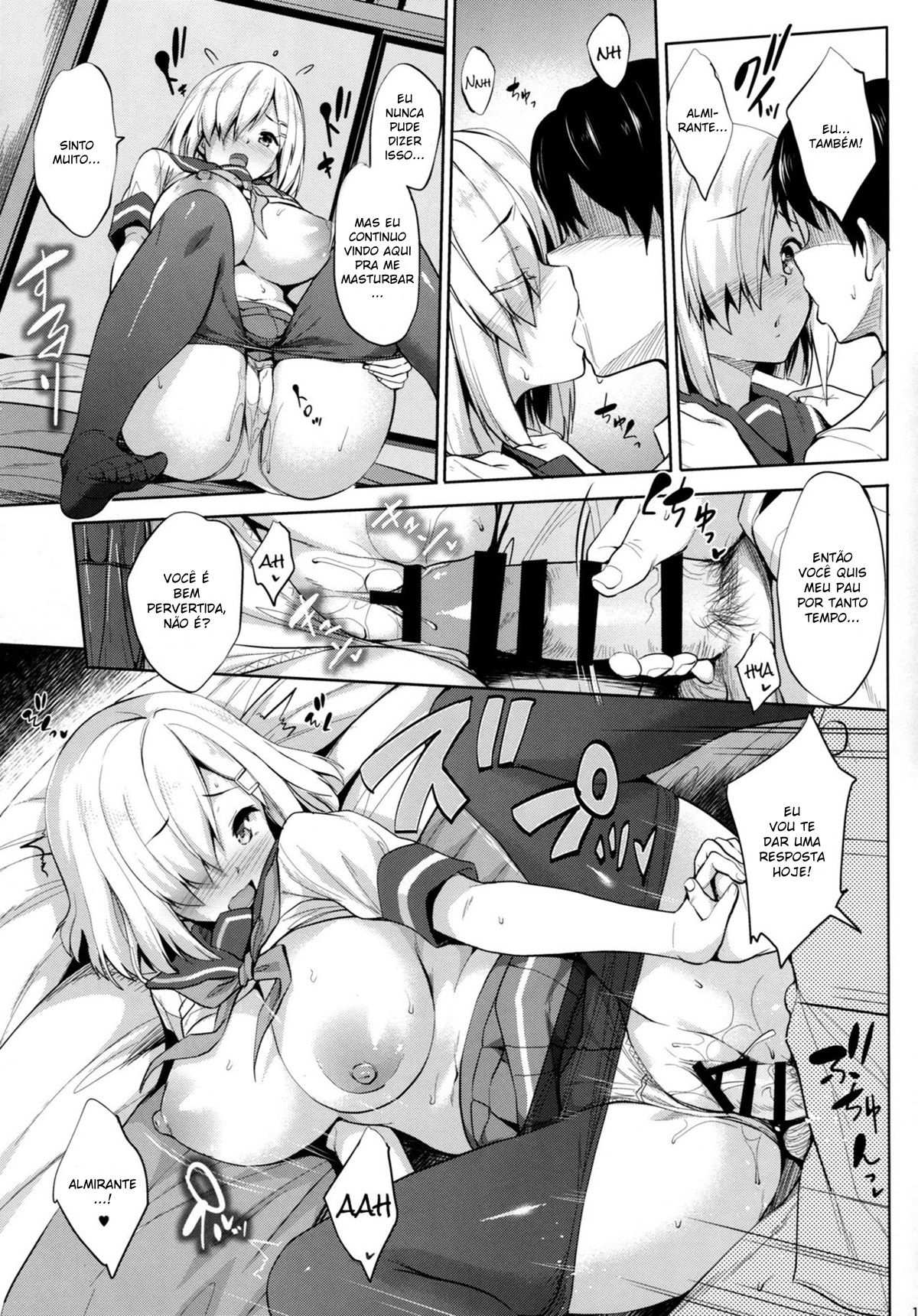 [Jouji Mujoh (Shinozuka George)] Hama-Pai Ni (Kantai Collection -KanColle-) [Portuguese-BR] [Mundo Hentai] [2017-01-18] image number 13