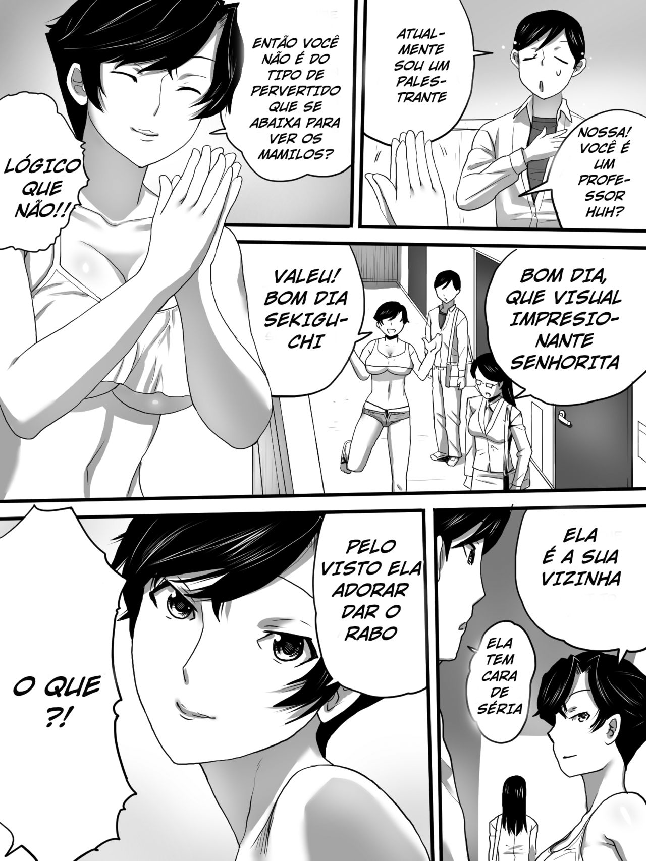 [Sanbaizu] Kanrinin-san wa Bihin [Portuguese-BR] image number 10