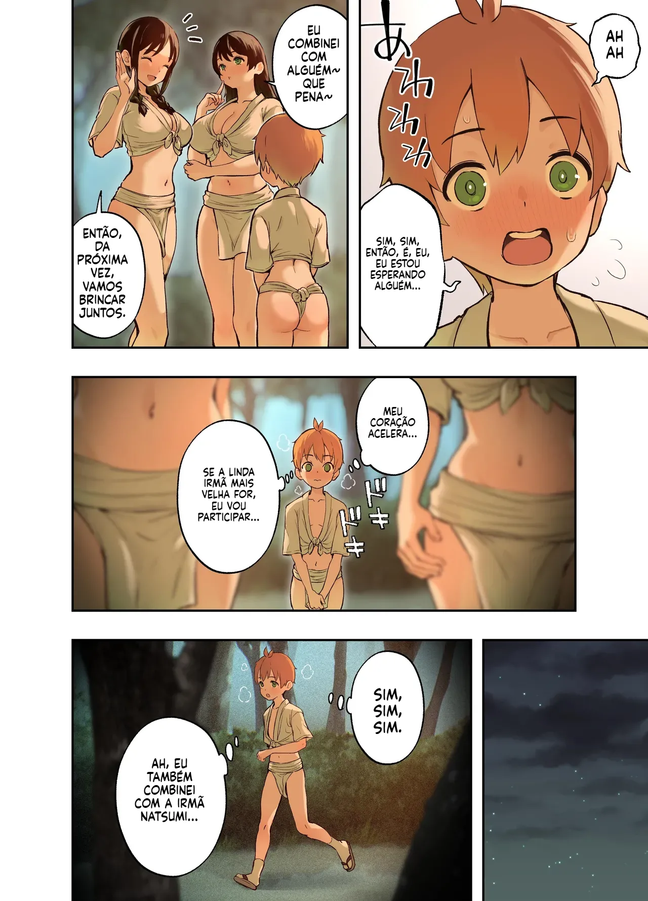 [Full Pon Twintail (Omochi Nabe)] Inaka no Shinseki to H o suru Hanashi -Akino Hen- [Portuguese-BR] 图片编号 5