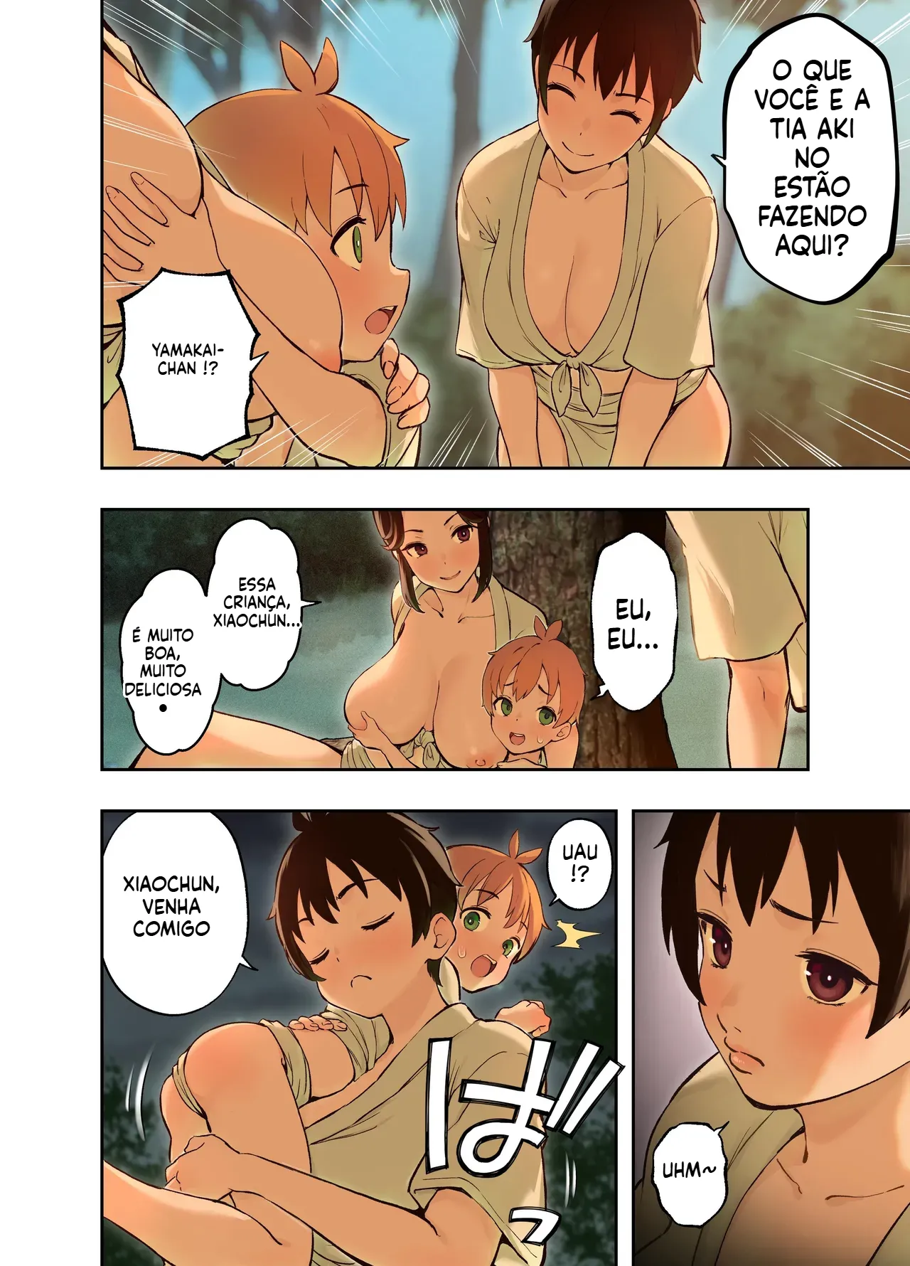 [Full Pon Twintail (Omochi Nabe)] Inaka no Shinseki to H o suru Hanashi -Akino Hen- [Portuguese-BR] 图片编号 25