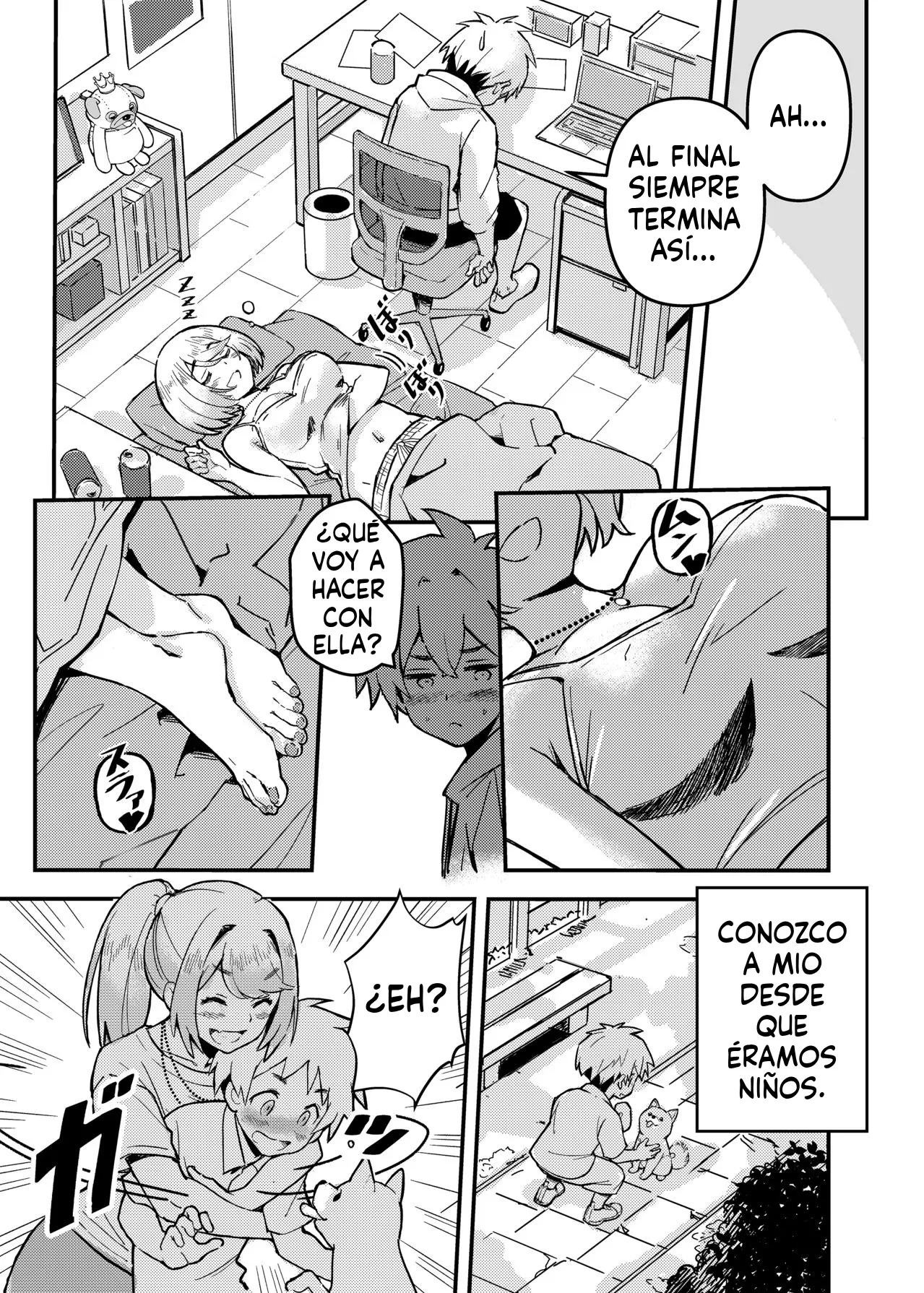 [Koi Maccha Honpo (Hoshi Pomera)] Aira wa Kimi no Inu ni Naru! - ¡Mio se convertirá en tu mascota! ¿Mio es una buena chica？[Spanish] [Me Banearon x P3NDEJ0] 图片编号 5