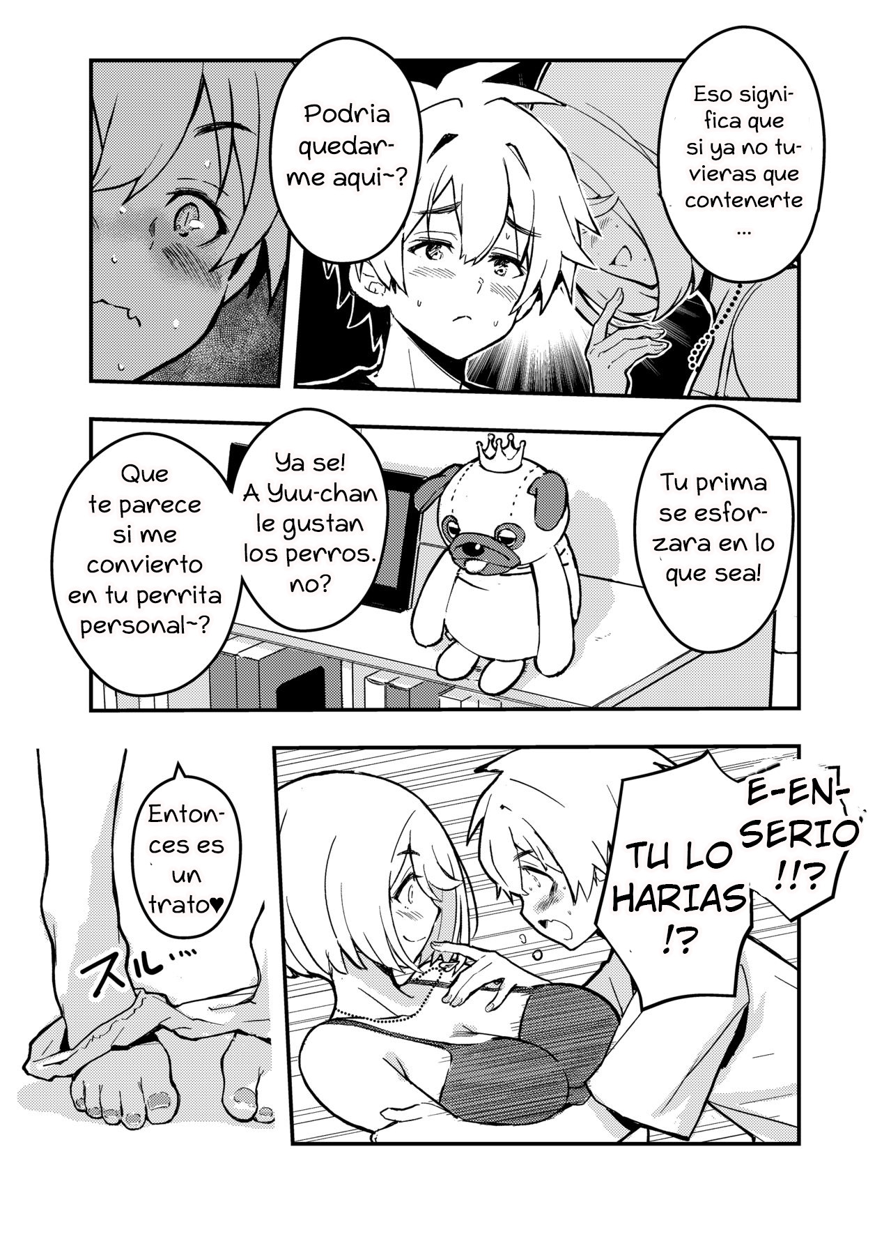 [Koi Maccha Honpo (Hoshi Pomera)] Aira wa Kimi no Inu ni Naru! - ¡Mio se convertirá en tu mascota! ¿Mio es una buena chica？[Spanish] [Me Banearon x P3NDEJ0] 图片编号 11