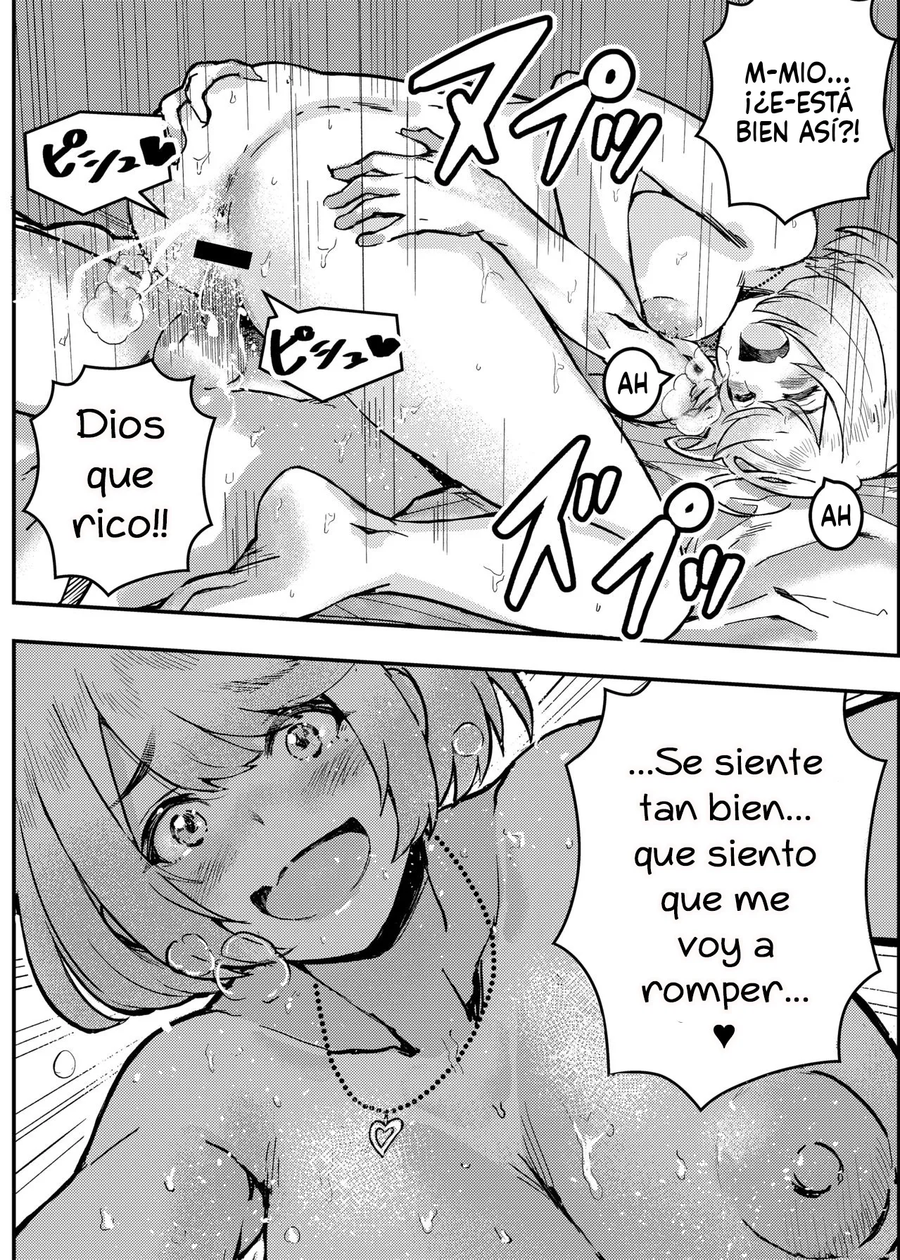 [Koi Maccha Honpo (Hoshi Pomera)] Aira wa Kimi no Inu ni Naru! - ¡Mio se convertirá en tu mascota! ¿Mio es una buena chica？[Spanish] [Me Banearon x P3NDEJ0] 图片编号 24