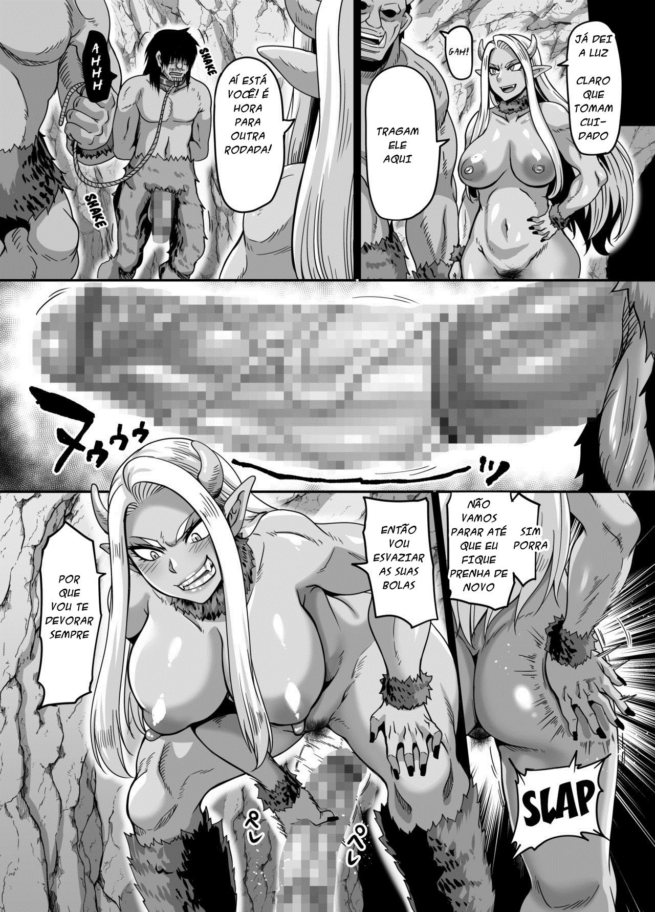 [Tiramisu Tart (Kazuhiro)] Mesu Ogre wa Kentauros Chinpo o Musabori Okasu [Portuguese-BR] [Digital] image number 33