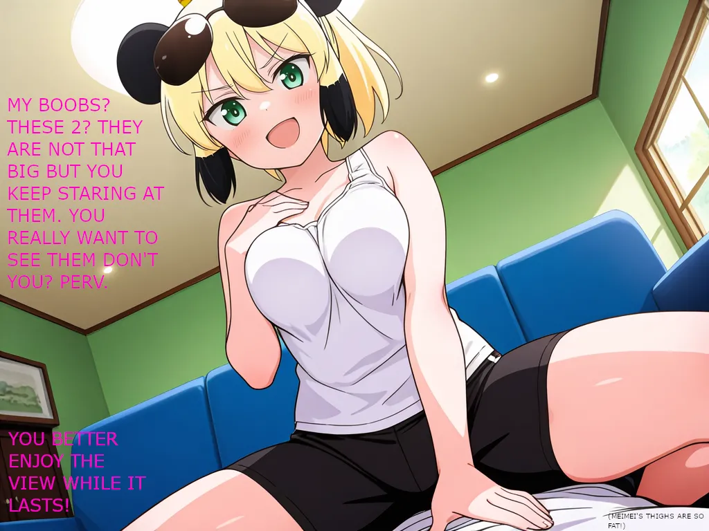 Meimei TV Session and boobs image number 12