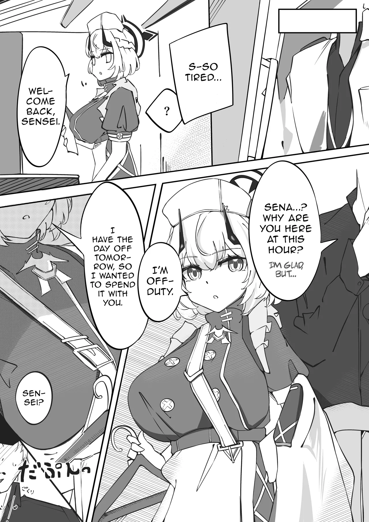 [Muteppo] Sena-san Ecchi Manga (Blue Archive) [English] image number 1