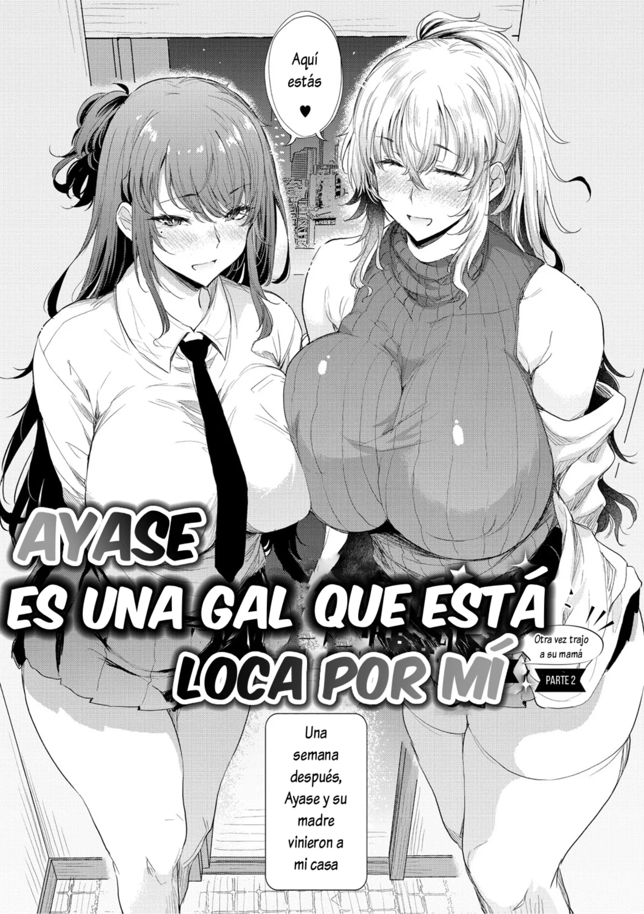 Nusmusbim] Ayase Gyaru wa Boku ni Muchuu - Okaasan mo Maze nasaiyo - Chuuhen (Love wa Gal kara Hajimaru Unmei) [Spanish] [Lovely Diablesse Scan] [Digital] 图片编号 1
