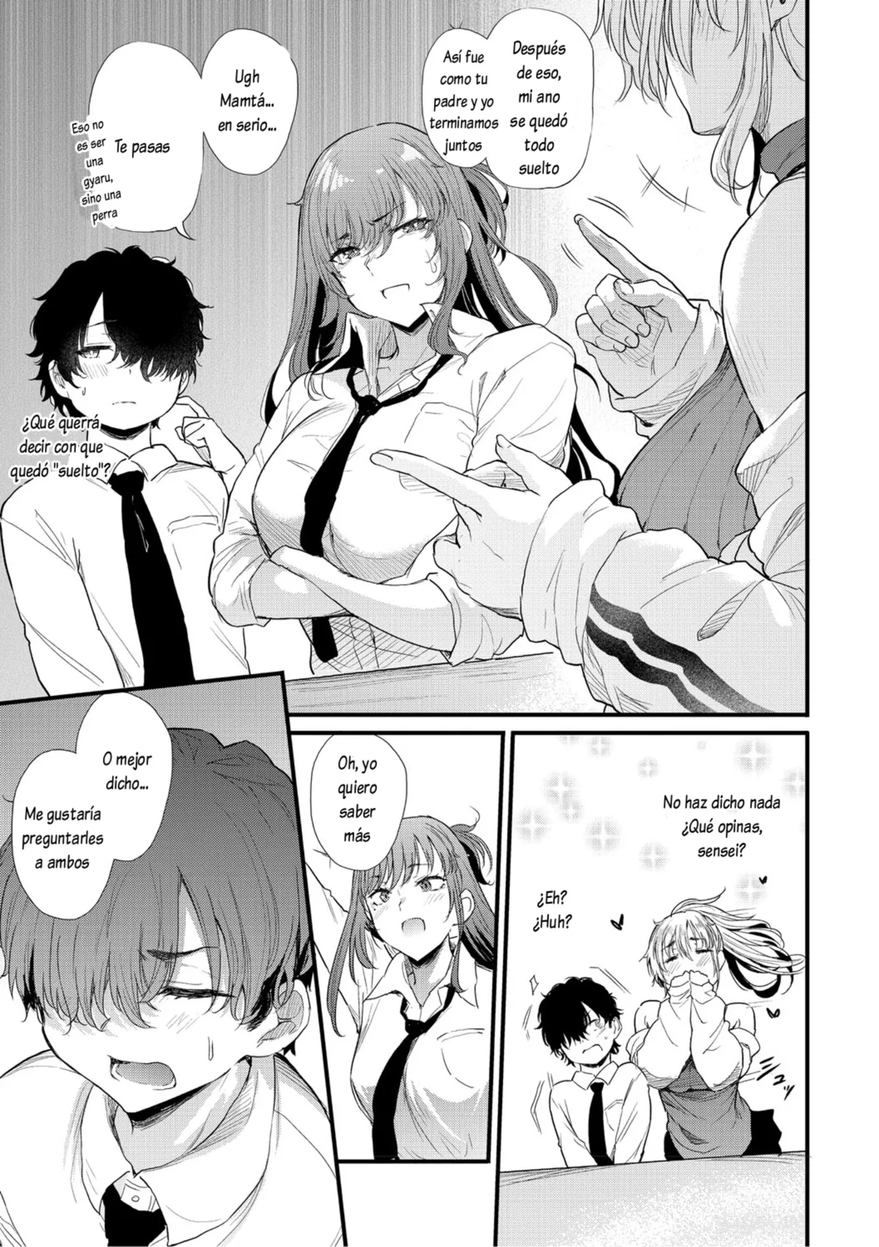 Nusmusbim] Ayase Gyaru wa Boku ni Muchuu - Okaasan mo Maze nasaiyo - Chuuhen (Love wa Gal kara Hajimaru Unmei) [Spanish] [Lovely Diablesse Scan] [Digital] 图片编号 7