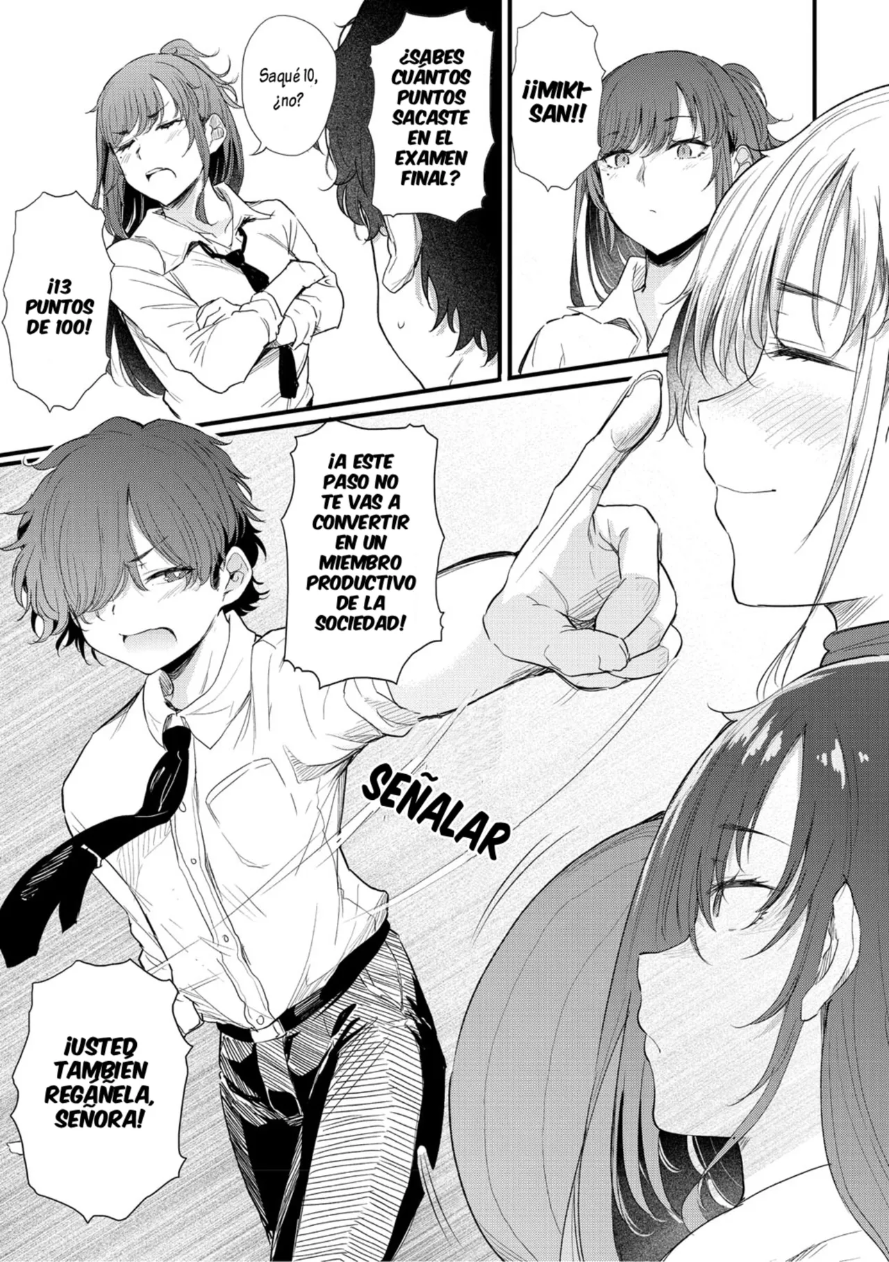 Nusmusbim] Ayase Gyaru wa Boku ni Muchuu - Okaasan mo Maze nasaiyo - Chuuhen (Love wa Gal kara Hajimaru Unmei) [Spanish] [Lovely Diablesse Scan] [Digital] 图片编号 9