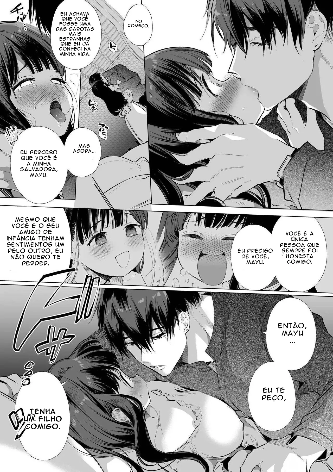 [Yamamoto Tomomitsu] Mayu-chan NTR ~Daigaku Shingaku no Tame Joukyou Shita Kanojo ga Onzoushi ni Tsukamari Dekiai Sarete Shimatta~ [Portuguese-BR] Bildnummer 58