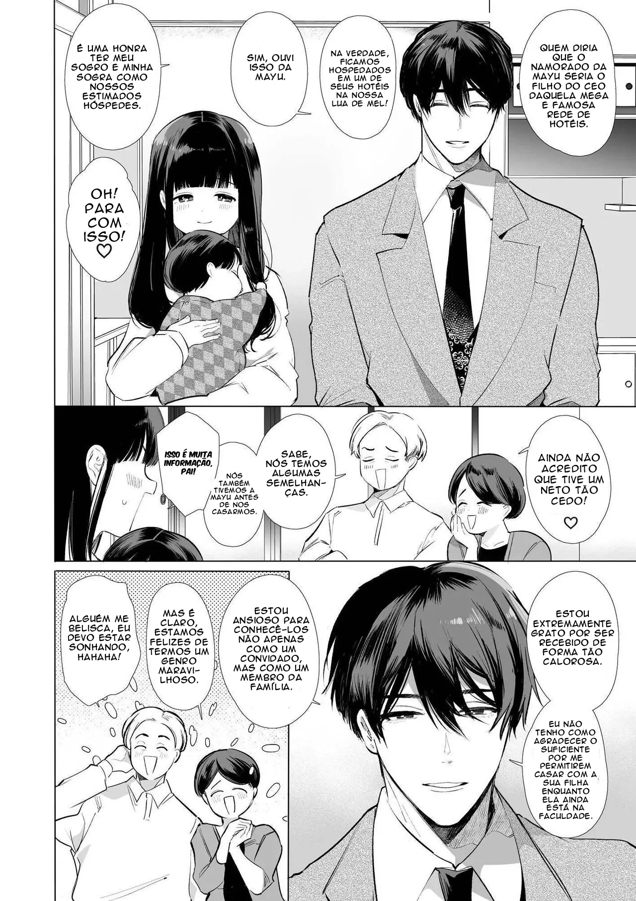 [Yamamoto Tomomitsu] Mayu-chan NTR ~Daigaku Shingaku no Tame Joukyou Shita Kanojo ga Onzoushi ni Tsukamari Dekiai Sarete Shimatta~ [Portuguese-BR] Bildnummer 73