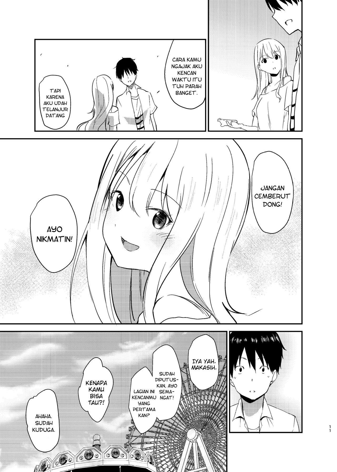 [Sekine (Sekine Hajime)] Ai no Aru Sex de Gal o Netoru Hanashi [Indonesian] [DKKMD Translations] [Digital] изображение № 10