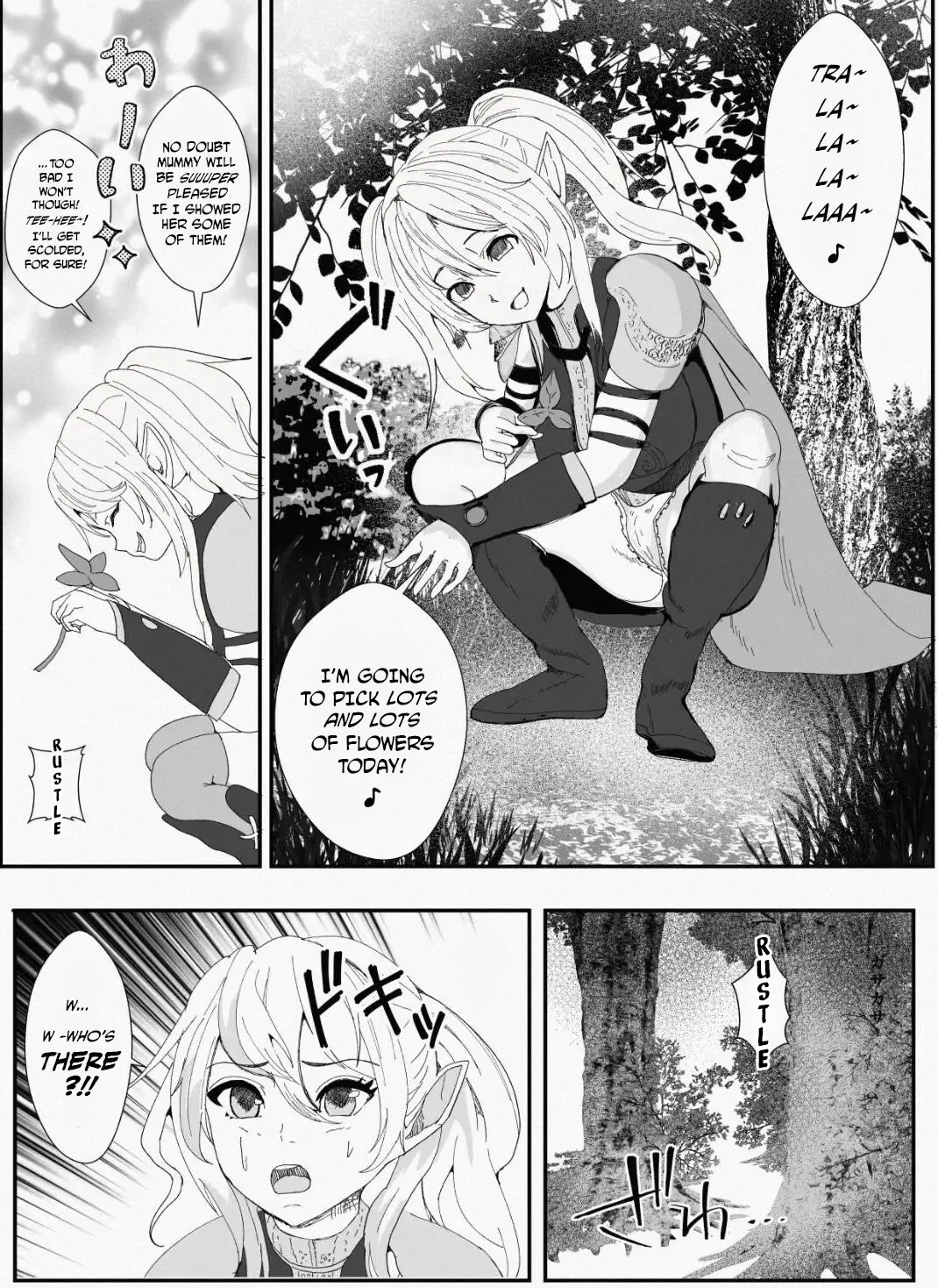 [Icchao Murasakiimoren new] Kawa to Elf to Sanzokudan ~Kawa ni Sare Shukka Sareru Elf no Kazoku~ | Of Skins, Elves, And Bandits — How A Family Of Elves Were Made Into Skin, And Promptly Shipped Off [English] [BakkukkanMangaScans] image number 5