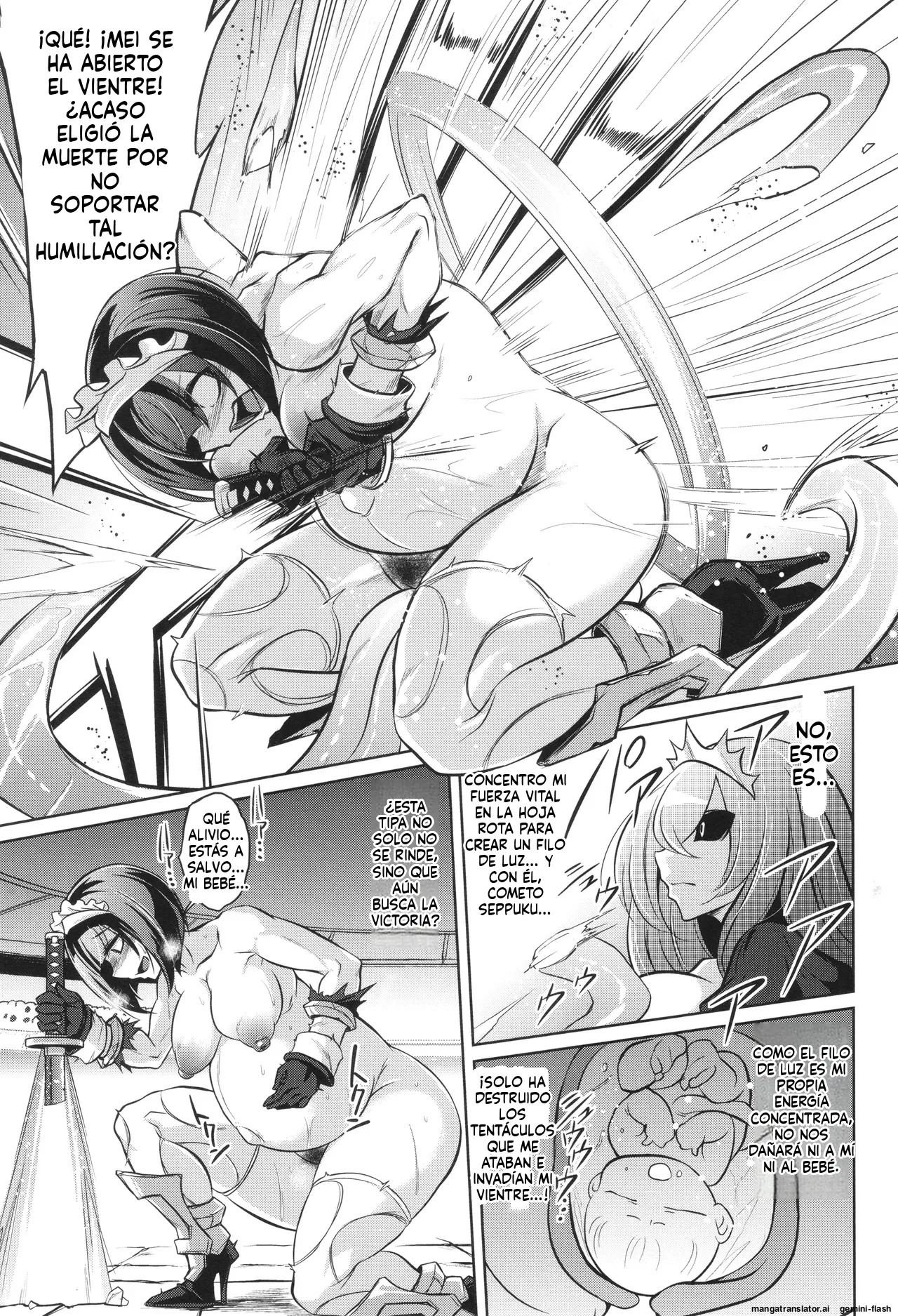 Battle Ninpu ~100-man-nin no Slaves~   Battle Pregnants 3 (Spanish) MTL 이미지 번호 16