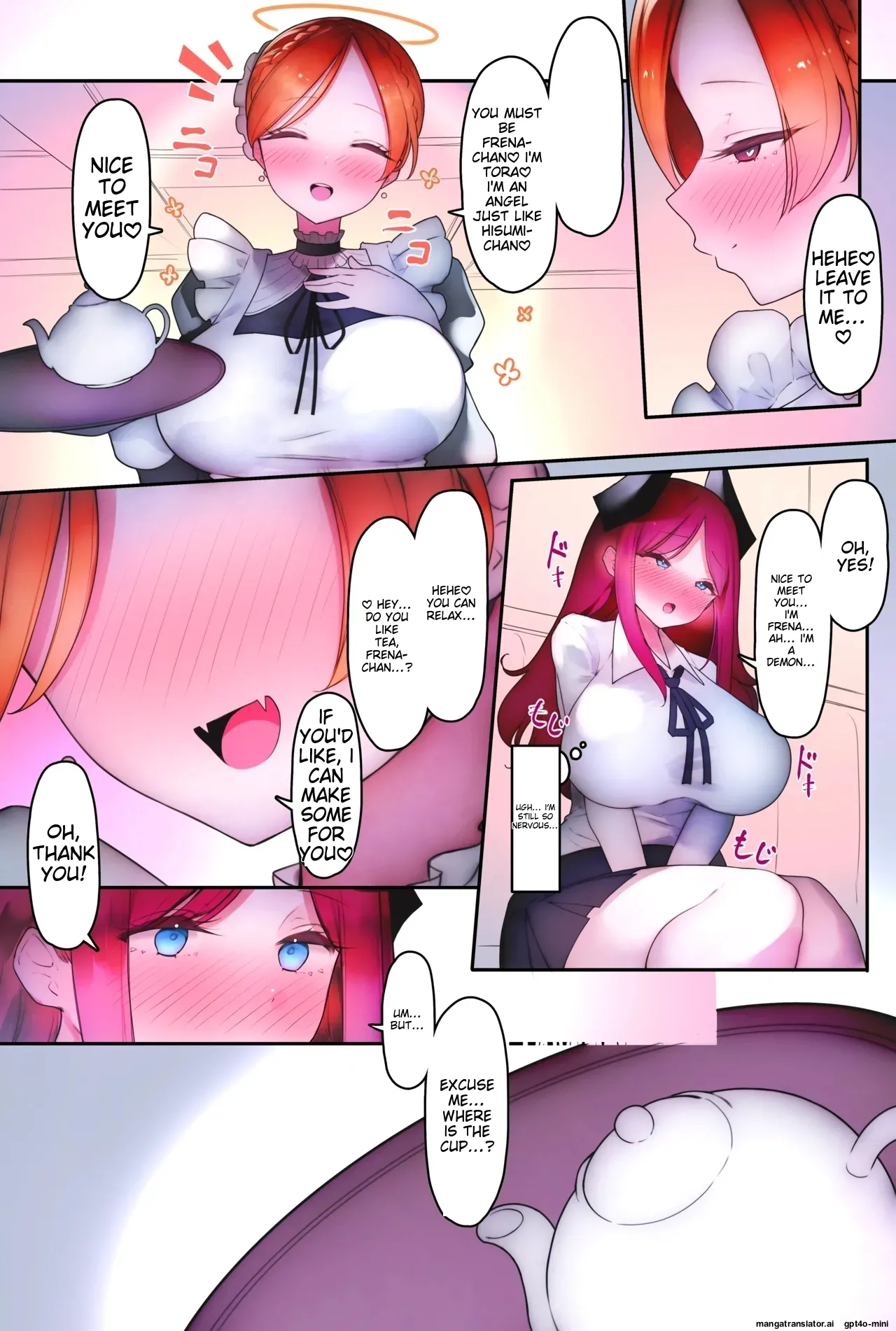 [W] Futanari Ashi Feti no Maid Kissa e Youkoso [English] [MTL] 图片编号 3