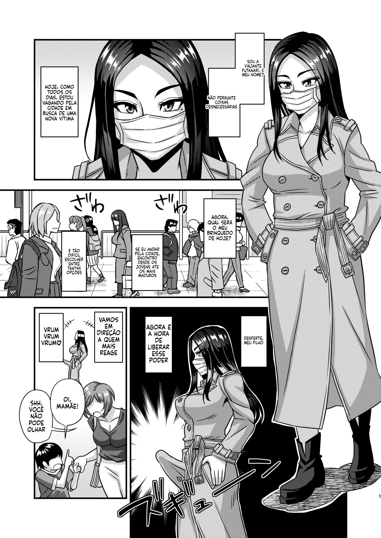 [Kurenai Yuuji] Futanari Raper [Portuguese-BR] 2eme image