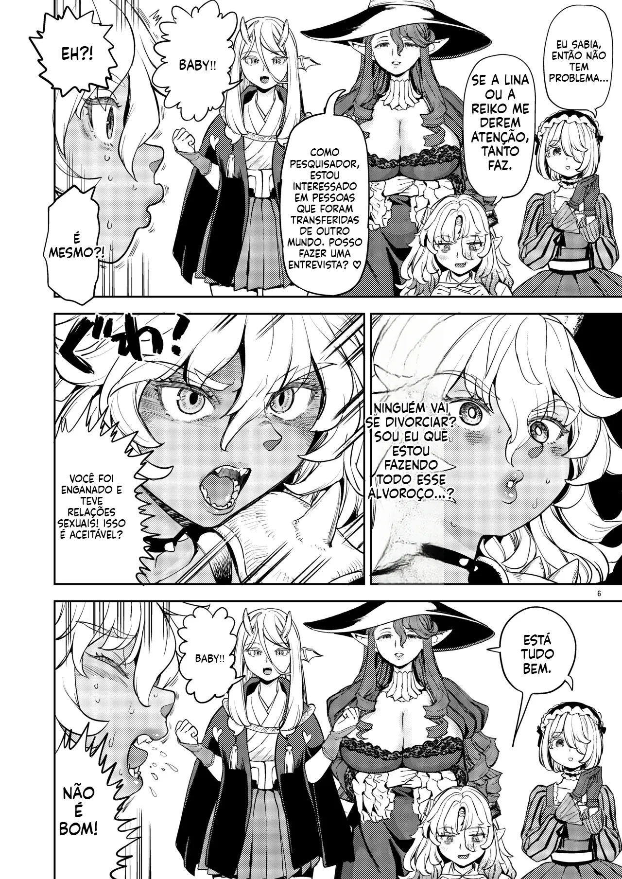 [ayane] Reincarnated as a Female Hero Who Seems to Have 5 Demon Wives [CAP6] [Portuguese-BR] 이미지 번호 7