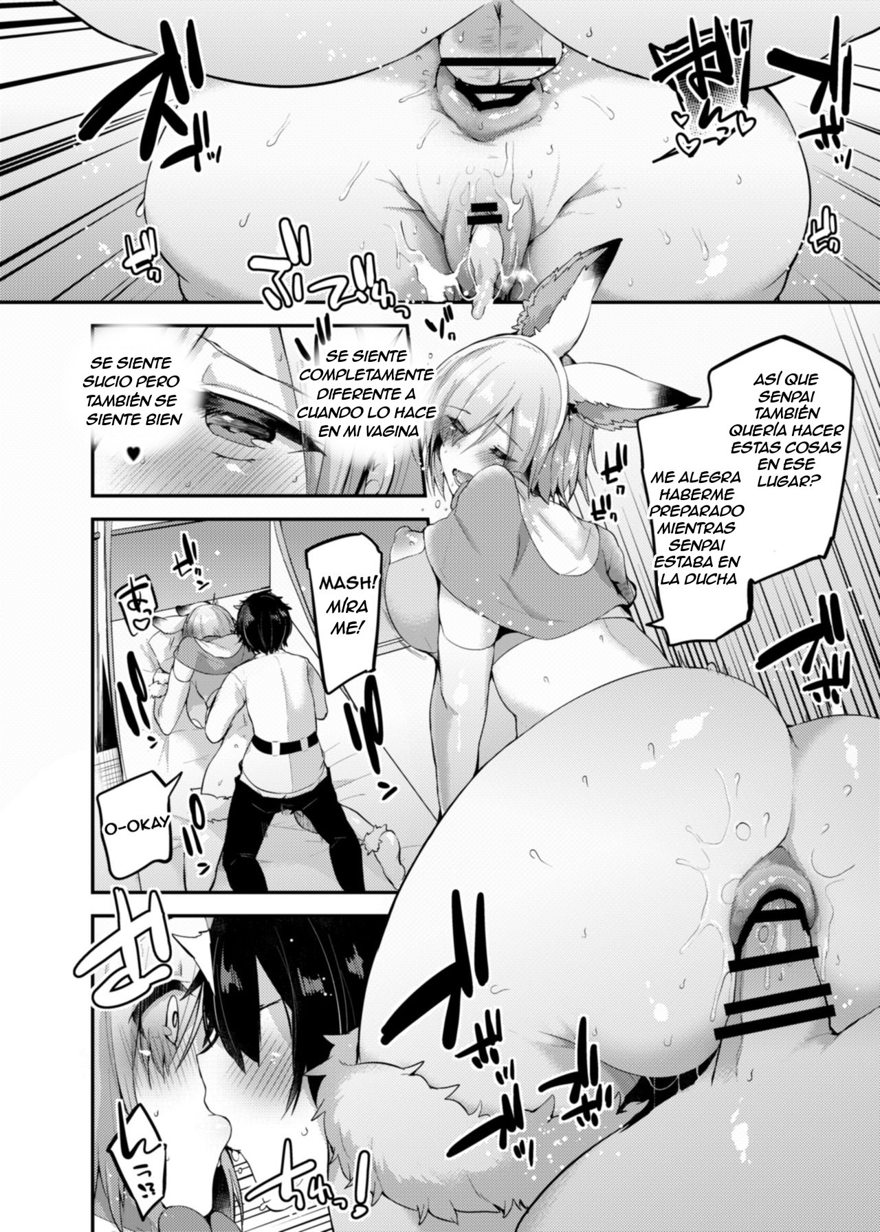 [Ririo Gatto (Kaenuco)] Senpai no Tame ni Ganbaru Mash wa Osuki desu ka? (Fate/Grand Order) [Spanish] [Digital] image number 25