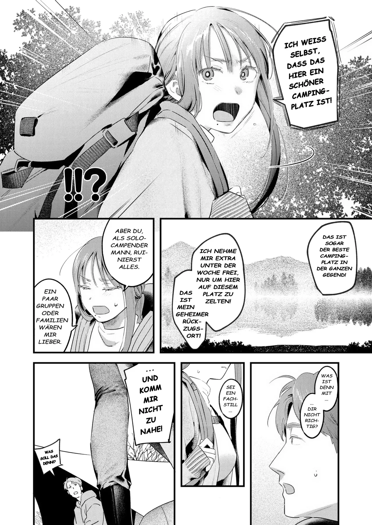 [Ouchi Kaeru] Futari Bocchi Camp - Pitch a penis tent inside the tent. (COMIC Kairakuten 2025-01)[German][Decensored] 图片编号 4