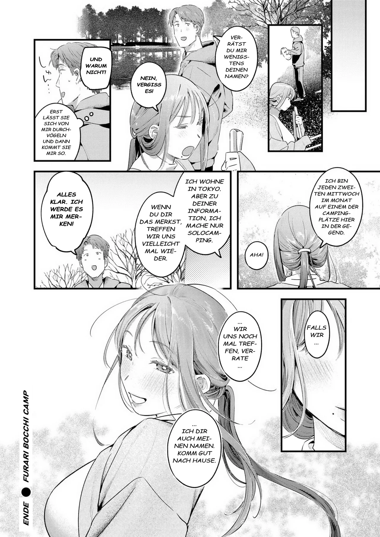 [Ouchi Kaeru] Futari Bocchi Camp - Pitch a penis tent inside the tent. (COMIC Kairakuten 2025-01)[German][Decensored] 图片编号 24