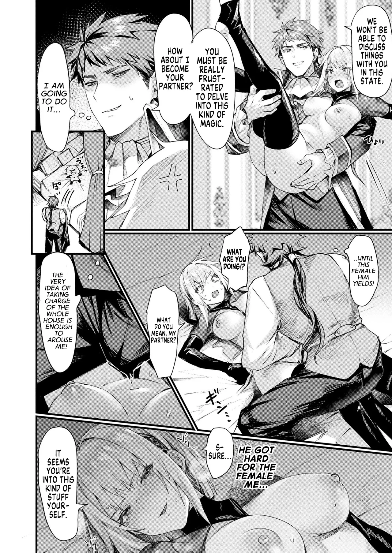 [Echigoya Takeru] Igyou Jotaika-den -Daraku Shita Kizoku- | Tales of Bizarre Feminizations -Depraved Aristocrat-  (COMIC Unreal 2023-10 Vol. 105) [English] [GTF] 14eme image