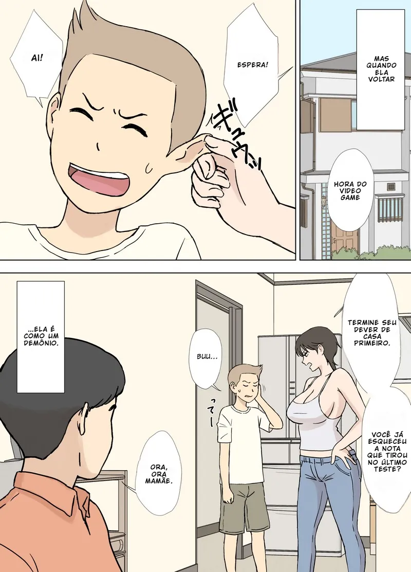 [Urakan] Numa Haha Wanpaku Musuko no Mama Ijiri [Portuguese-BR] [BLACKSUB] изображение № 3