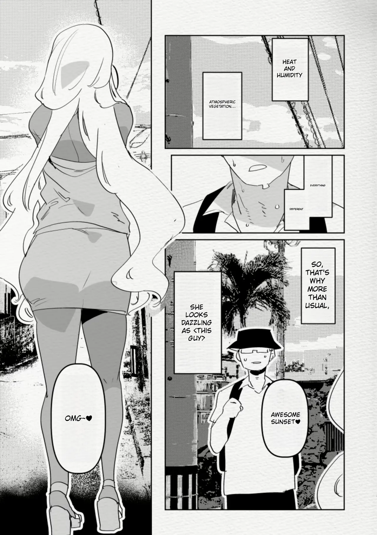 [Aimaitei (Aimaitei Umami)] Minami no Shima de Futanari Kuro Gyaru Kanojo ni Hotel de Hametaosareru Nante...... | Being Fucked By Black Futanari Gal Girllfreind In Southern Island [English] [Digital] 이미지 번호 3