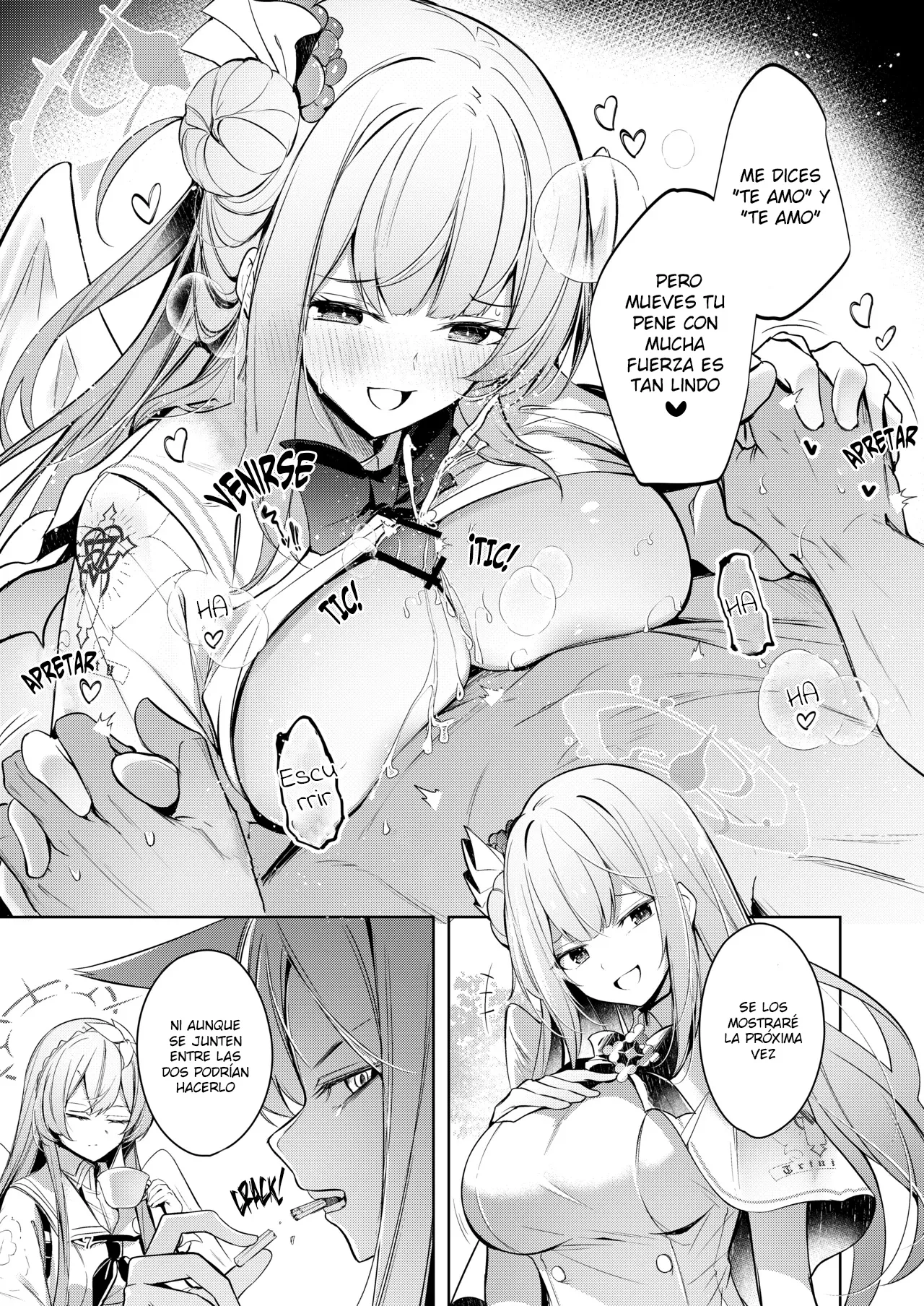 [Midorineko (Midori)] Watashi ga Ichiban Sensei ni Aisareteiru n desu kedo????? | Yo soy la Favorita de Sensei, ¿verdad????? (Blue Archive) [Spanish] [Cathal y sus panas = Cathal de Abydos] [Digital] 이미지 번호 6