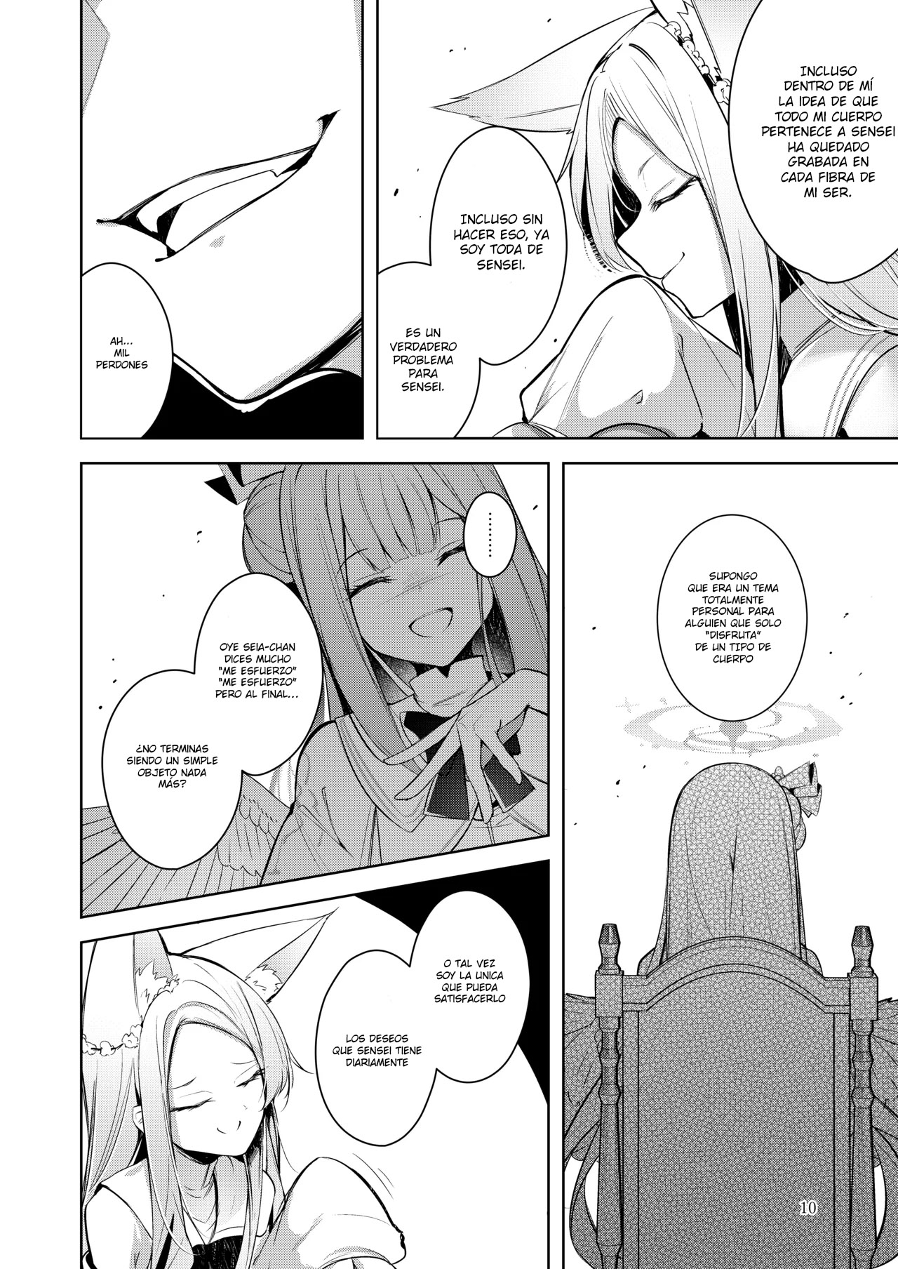 [Midorineko (Midori)] Watashi ga Ichiban Sensei ni Aisareteiru n desu kedo????? | Yo soy la Favorita de Sensei, ¿verdad????? (Blue Archive) [Spanish] [Cathal y sus panas = Cathal de Abydos] [Digital] 이미지 번호 9