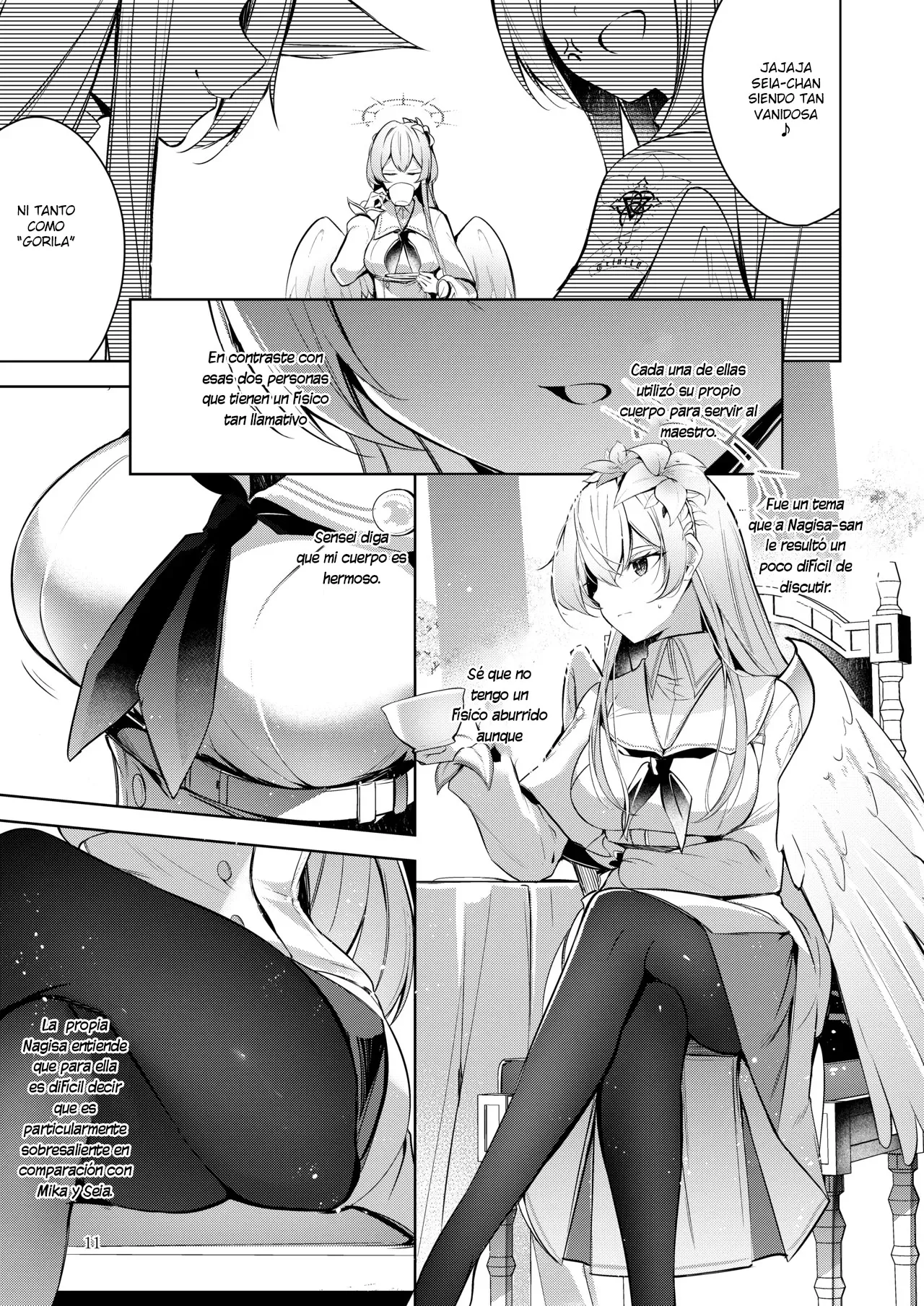 [Midorineko (Midori)] Watashi ga Ichiban Sensei ni Aisareteiru n desu kedo????? | Yo soy la Favorita de Sensei, ¿verdad????? (Blue Archive) [Spanish] [Cathal y sus panas = Cathal de Abydos] [Digital] 이미지 번호 10