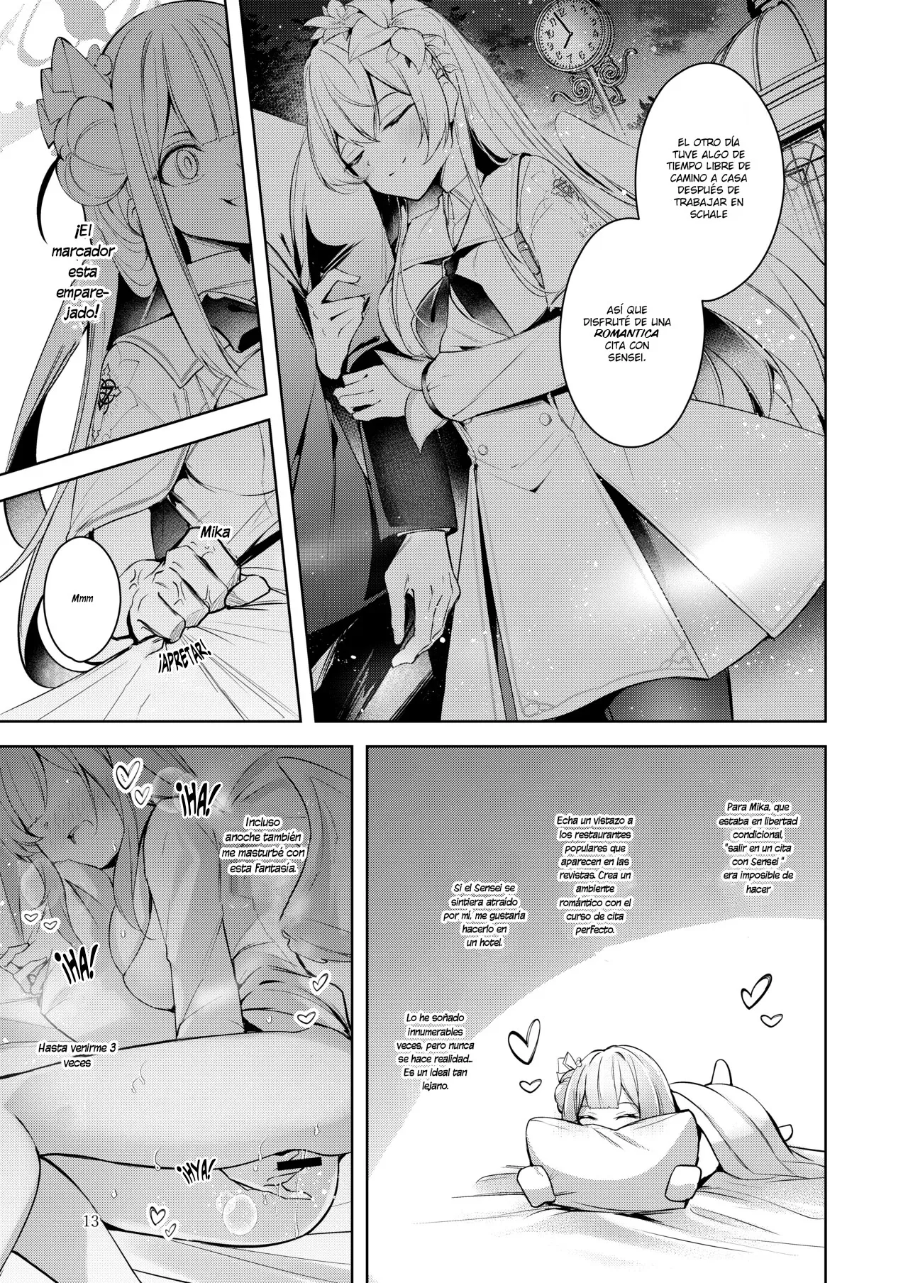 [Midorineko (Midori)] Watashi ga Ichiban Sensei ni Aisareteiru n desu kedo????? | Yo soy la Favorita de Sensei, ¿verdad????? (Blue Archive) [Spanish] [Cathal y sus panas = Cathal de Abydos] [Digital] 이미지 번호 12