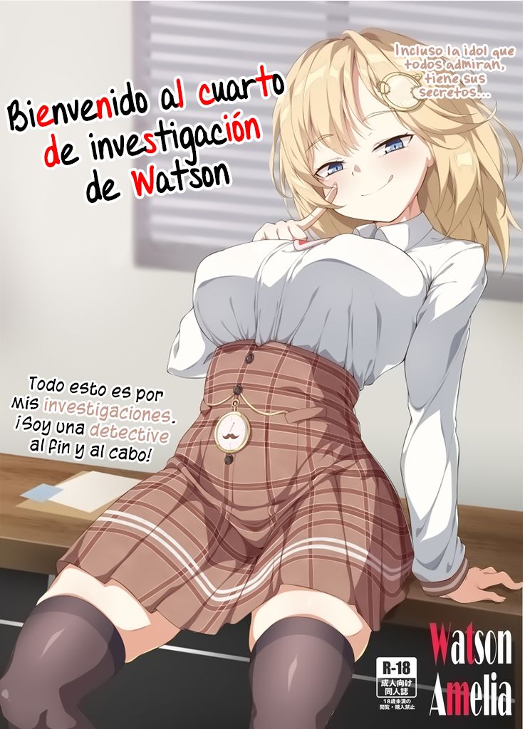 (FF37) Welcome to Watson's office! (Amelia Watson)(Hololive) [Spanish] [Uncensored] image number 1