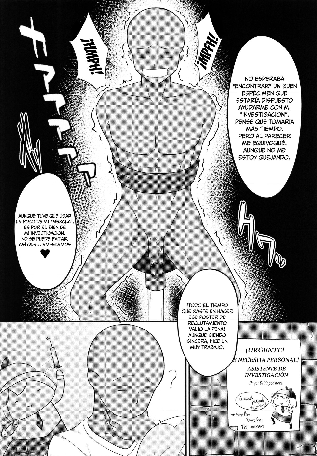 (FF37) Welcome to Watson's office! (Amelia Watson)(Hololive) [Spanish] [Uncensored] image number 4