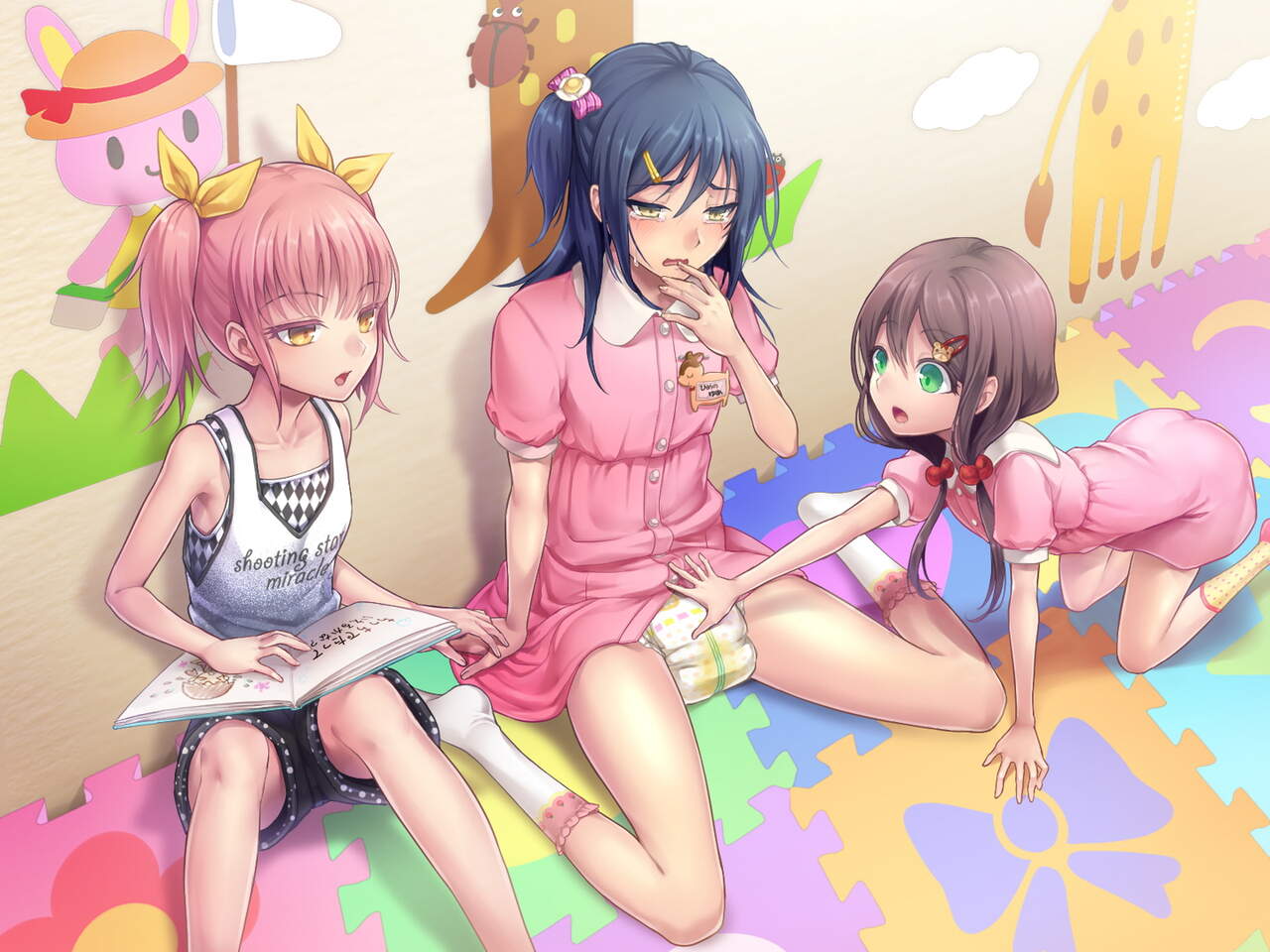 [Chijoku An (Sasanoma Nibi)] Yua-chan wa Eien ni Omutsu ga Torenai [Chinese] изображение № 136