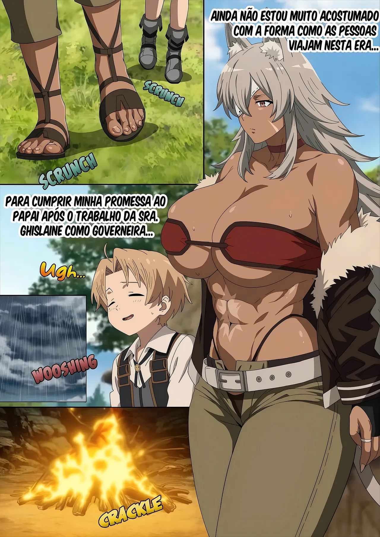 [Foot Croft] A Night With Ghislaine [Portuguese-BR] [Colorized] 이미지 번호 3