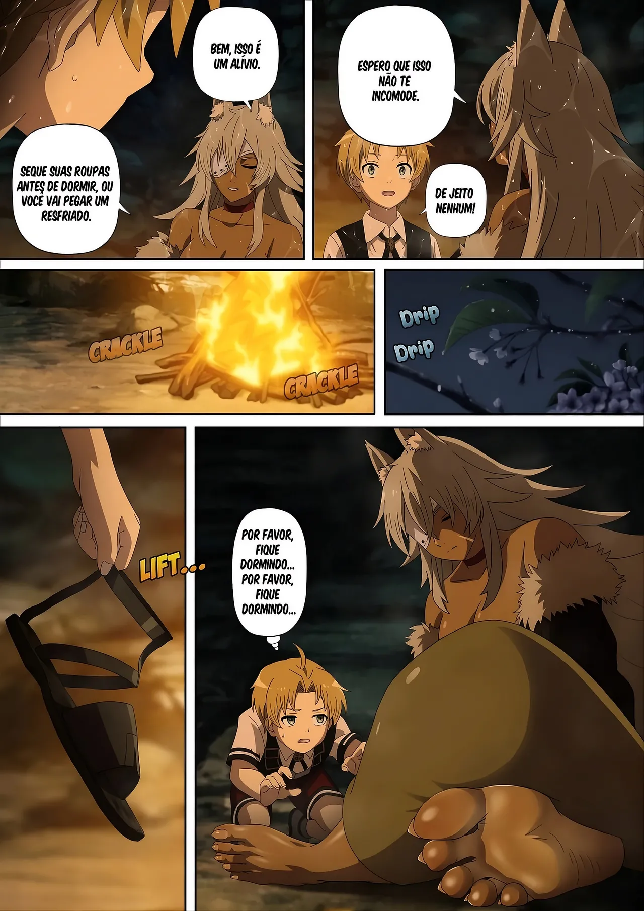 [Foot Croft] A Night With Ghislaine [Portuguese-BR] [Colorized] 이미지 번호 6