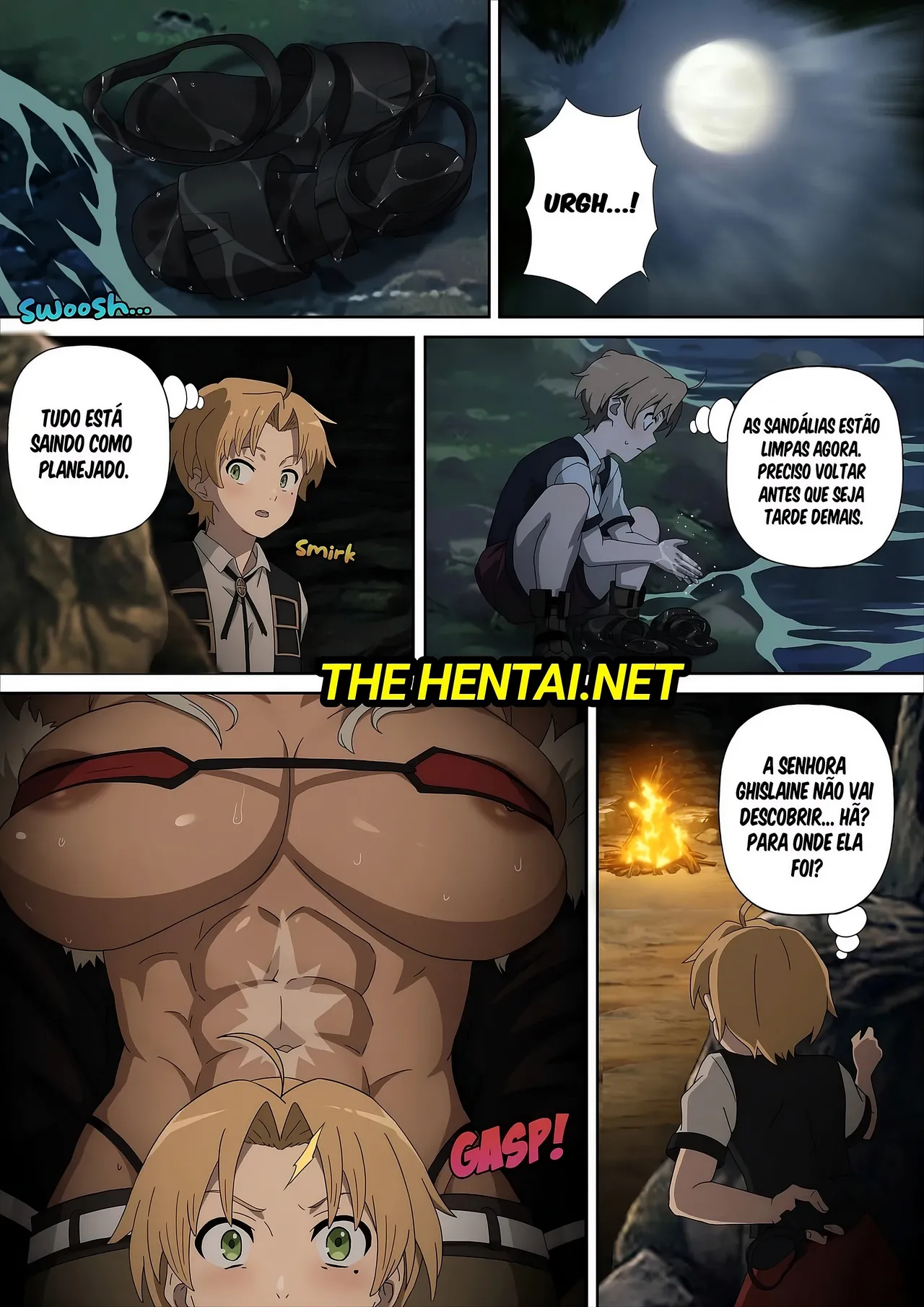 [Foot Croft] A Night With Ghislaine [Portuguese-BR] [Colorized] 이미지 번호 10