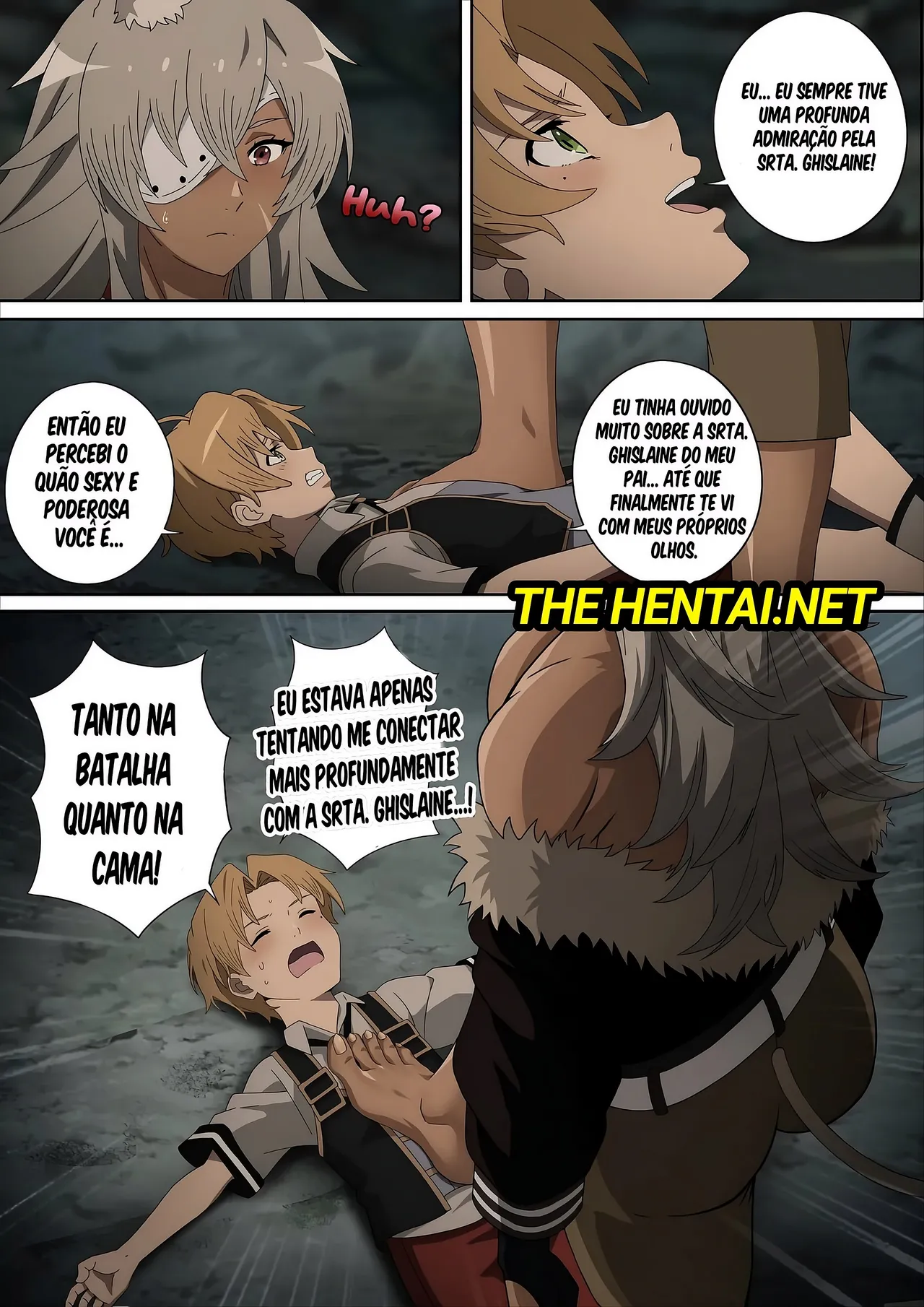 [Foot Croft] A Night With Ghislaine [Portuguese-BR] [Colorized] 이미지 번호 13