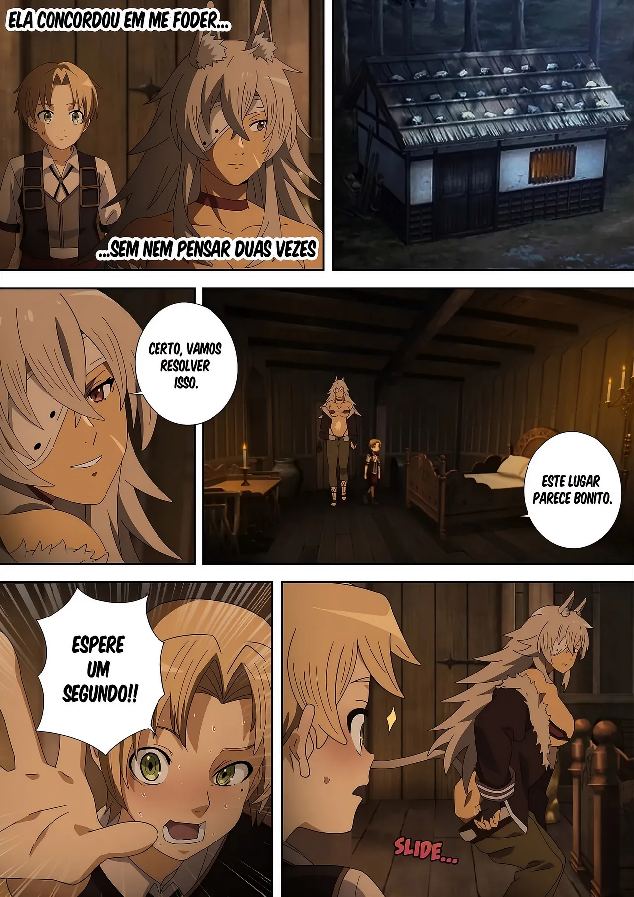 [Foot Croft] A Night With Ghislaine [Portuguese-BR] [Colorized] 이미지 번호 14