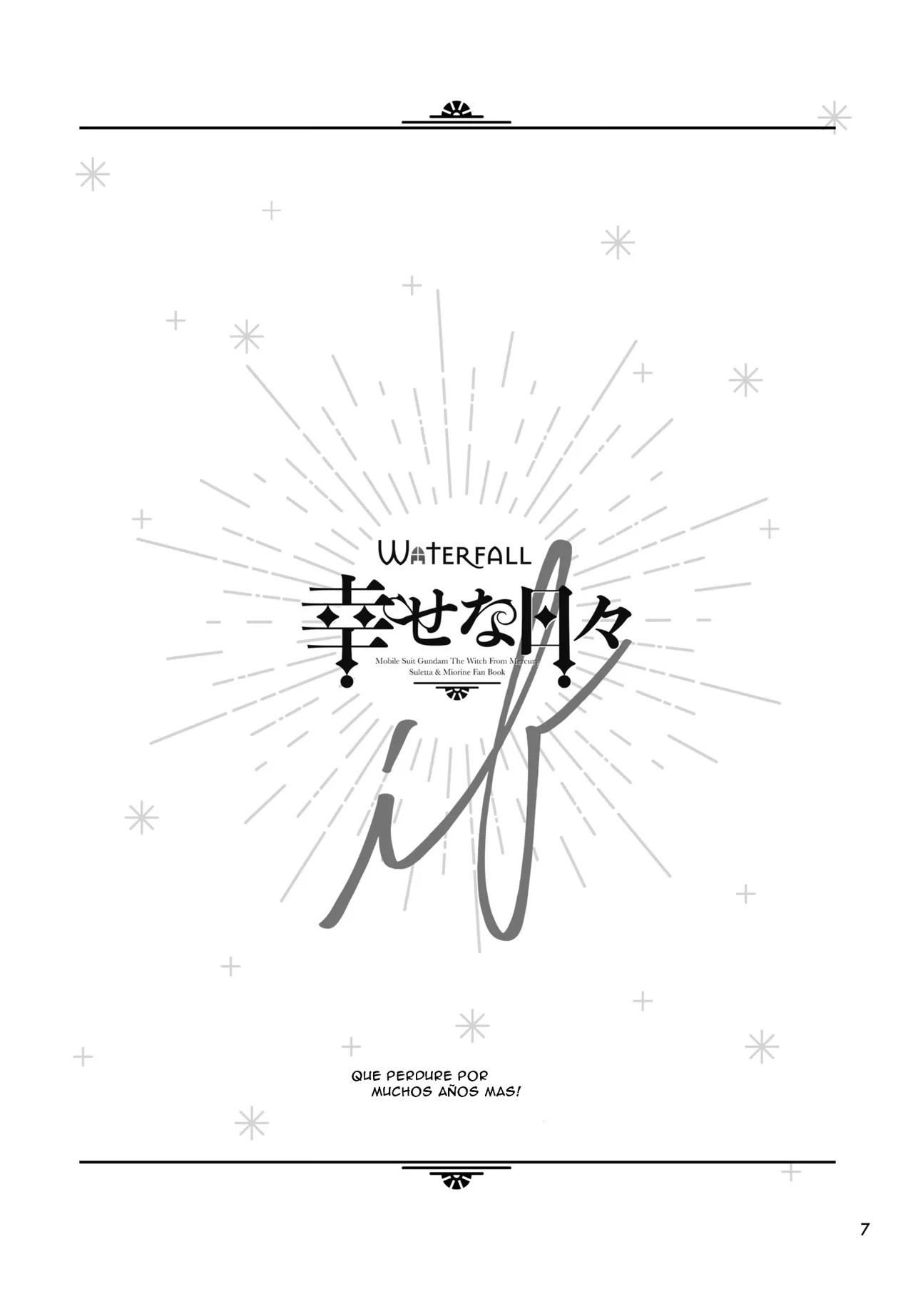 [Waterfall (Takano Saku)] Shiawase na Hibi -if- | Days of Happiness -if- (Mobile Suit Gundam: The Witch from Mercury) [Spanish] [Digital] image number 5