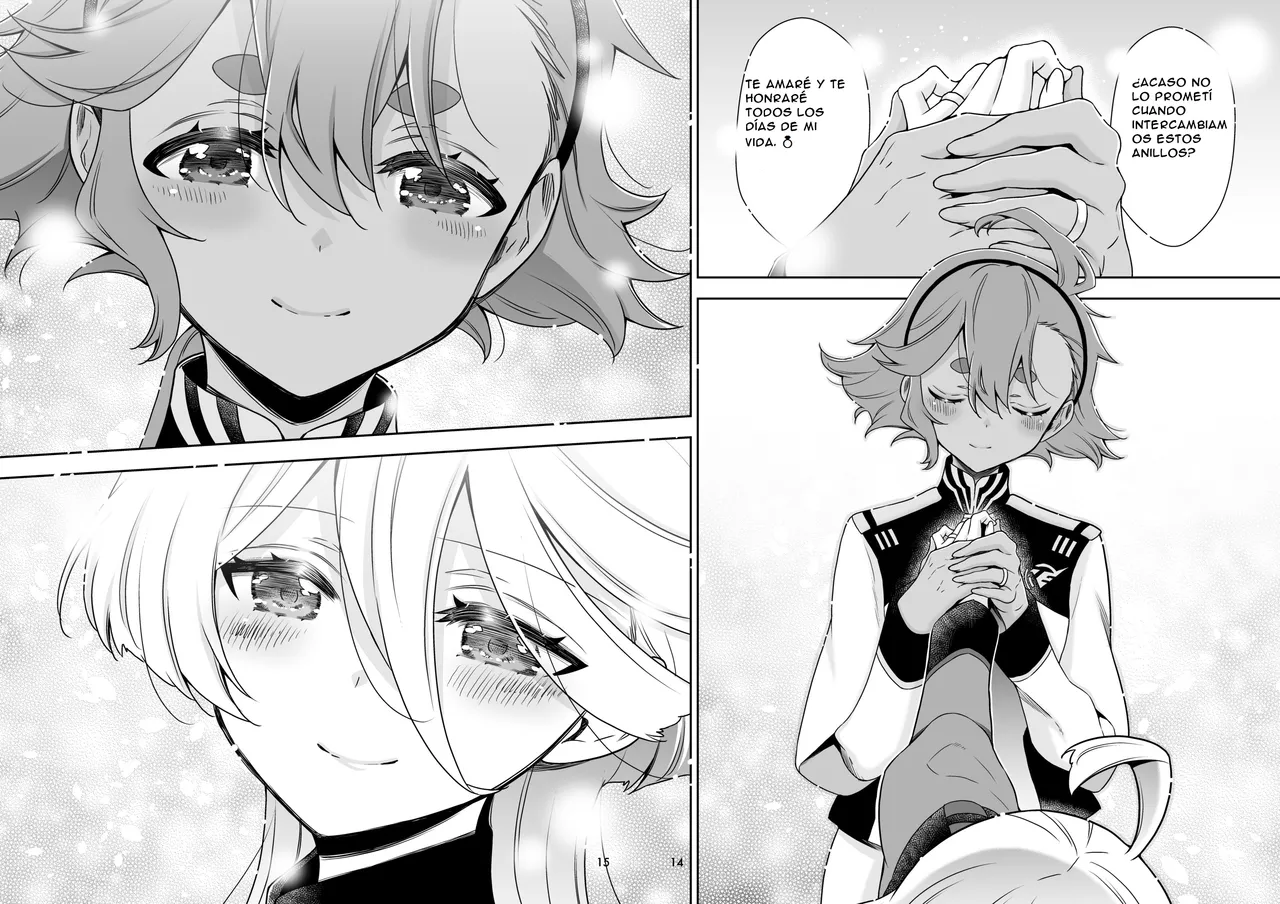 [Waterfall (Takano Saku)] Shiawase na Hibi -if- | Days of Happiness -if- (Mobile Suit Gundam: The Witch from Mercury) [Spanish] [Digital] image number 12