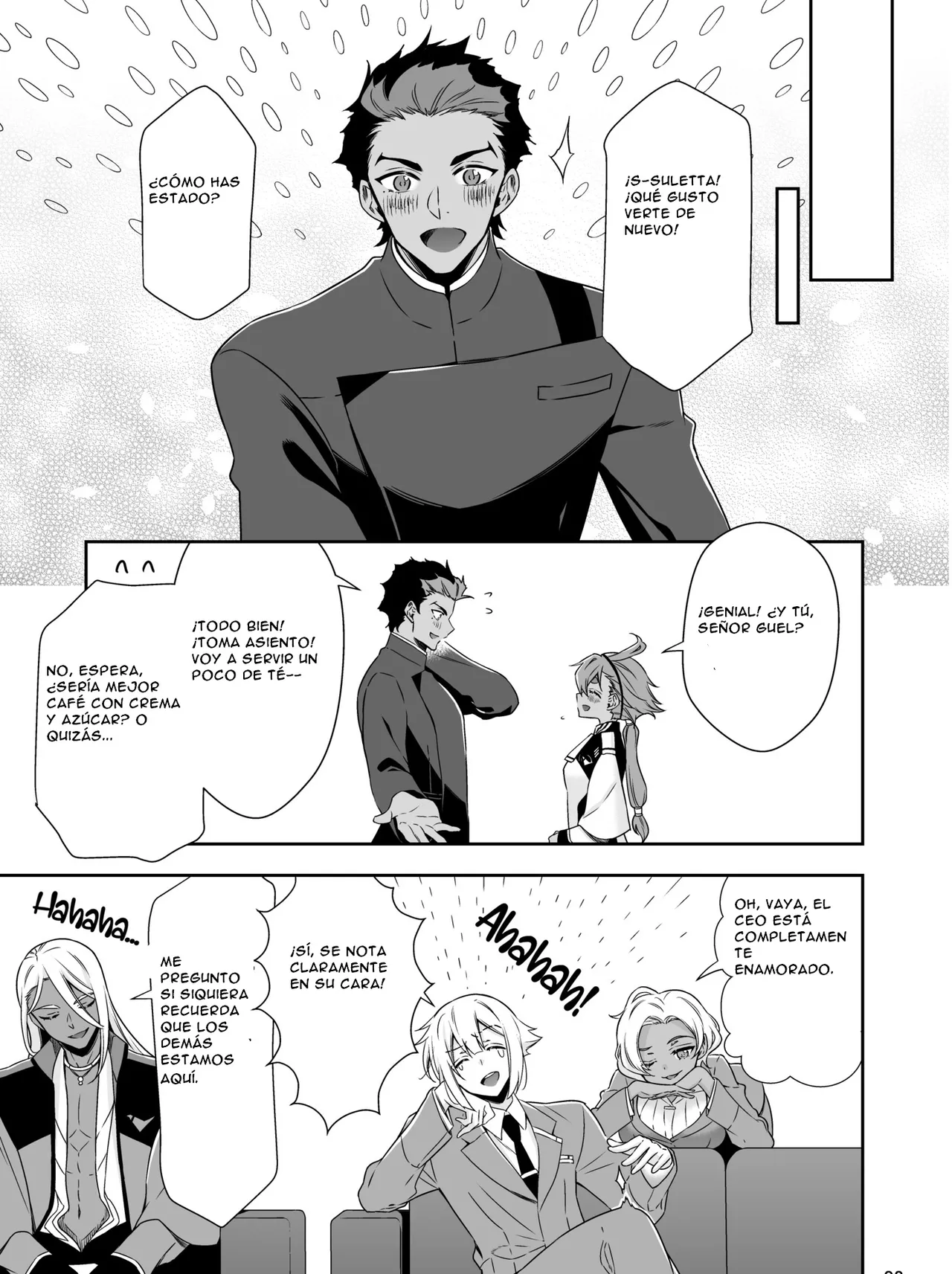 [Waterfall (Takano Saku)] Shiawase na Hibi -if- | Days of Happiness -if- (Mobile Suit Gundam: The Witch from Mercury) [Spanish] [Digital] image number 20