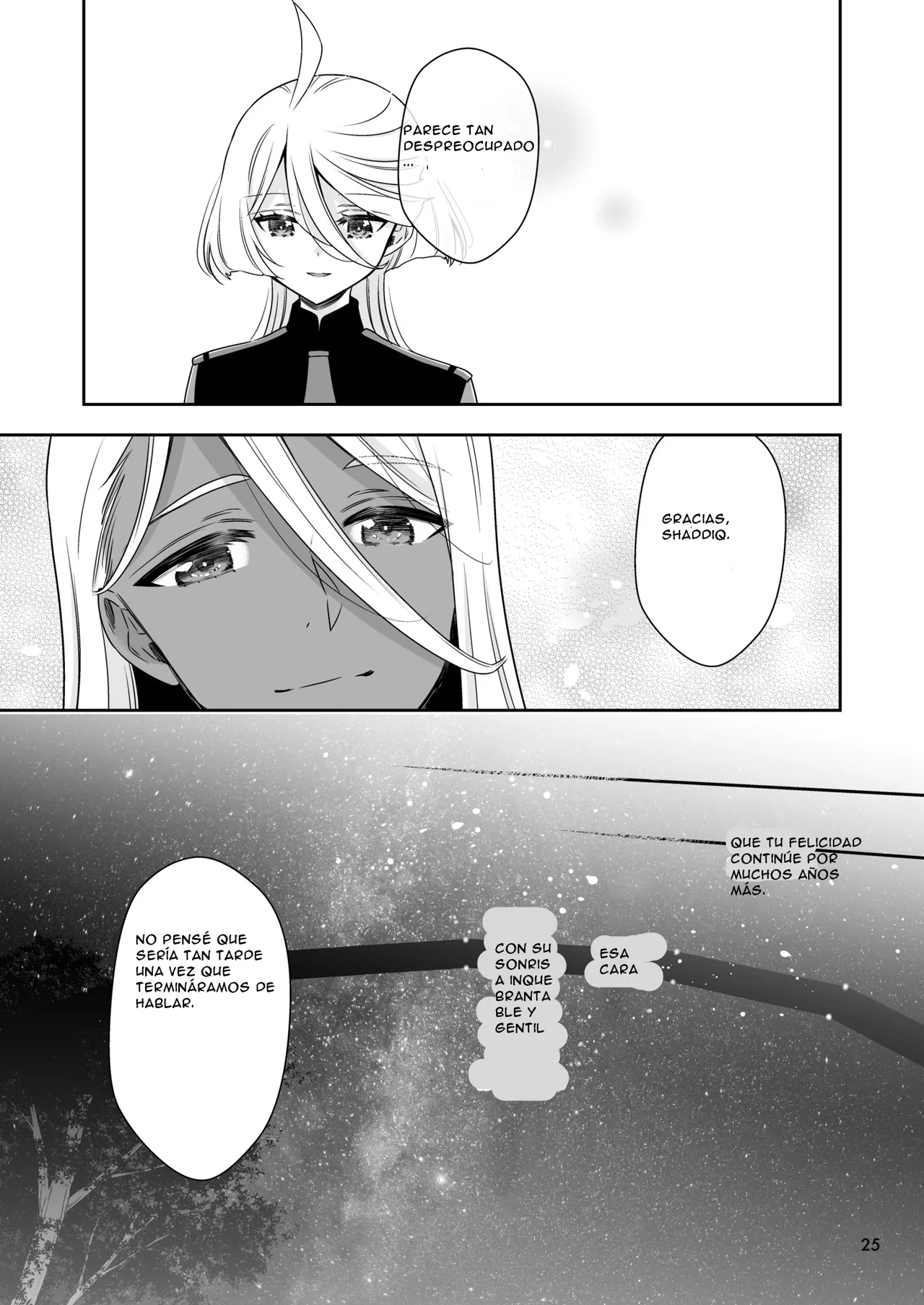 [Waterfall (Takano Saku)] Shiawase na Hibi -if- | Days of Happiness -if- (Mobile Suit Gundam: The Witch from Mercury) [Spanish] [Digital] image number 22