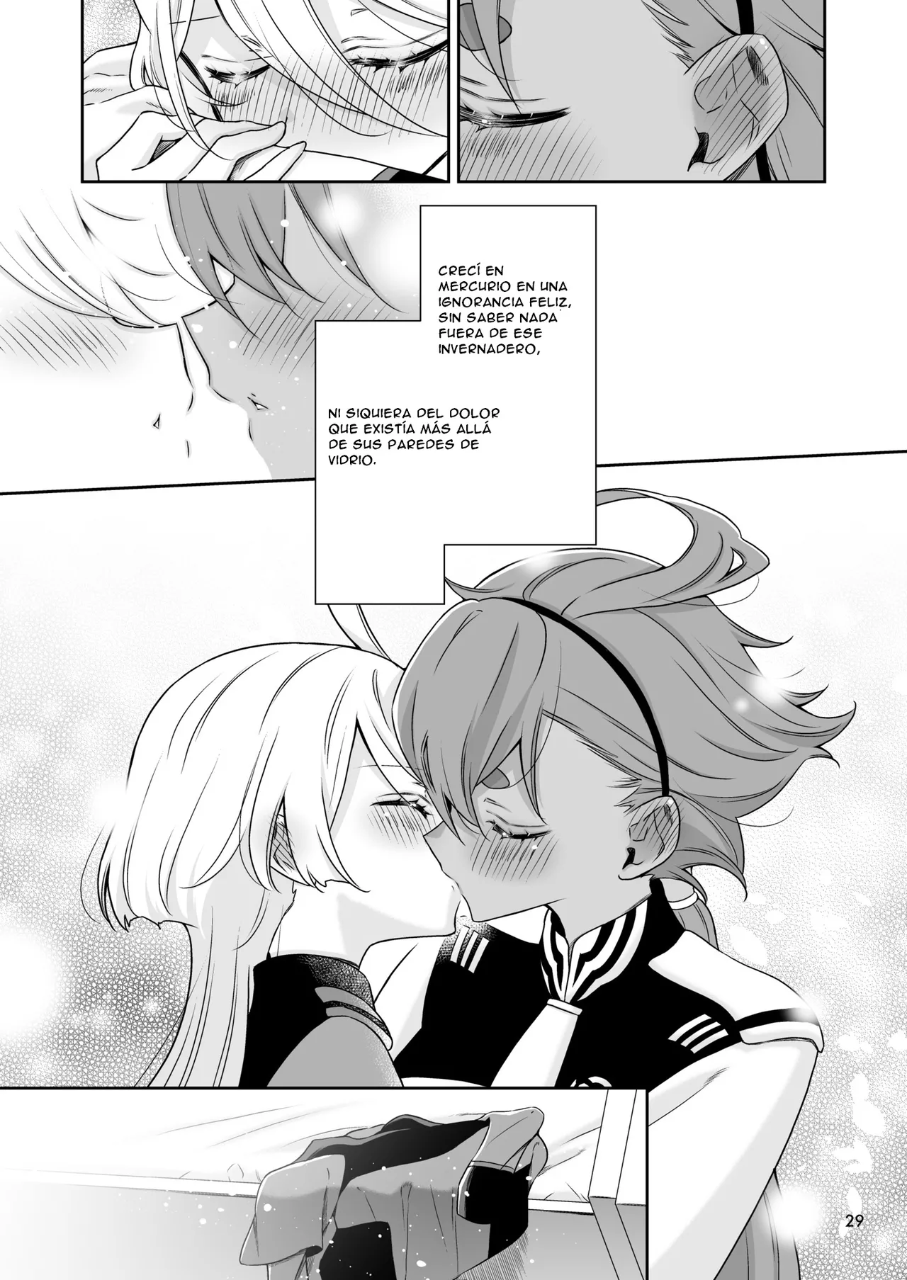 [Waterfall (Takano Saku)] Shiawase na Hibi -if- | Days of Happiness -if- (Mobile Suit Gundam: The Witch from Mercury) [Spanish] [Digital] image number 26