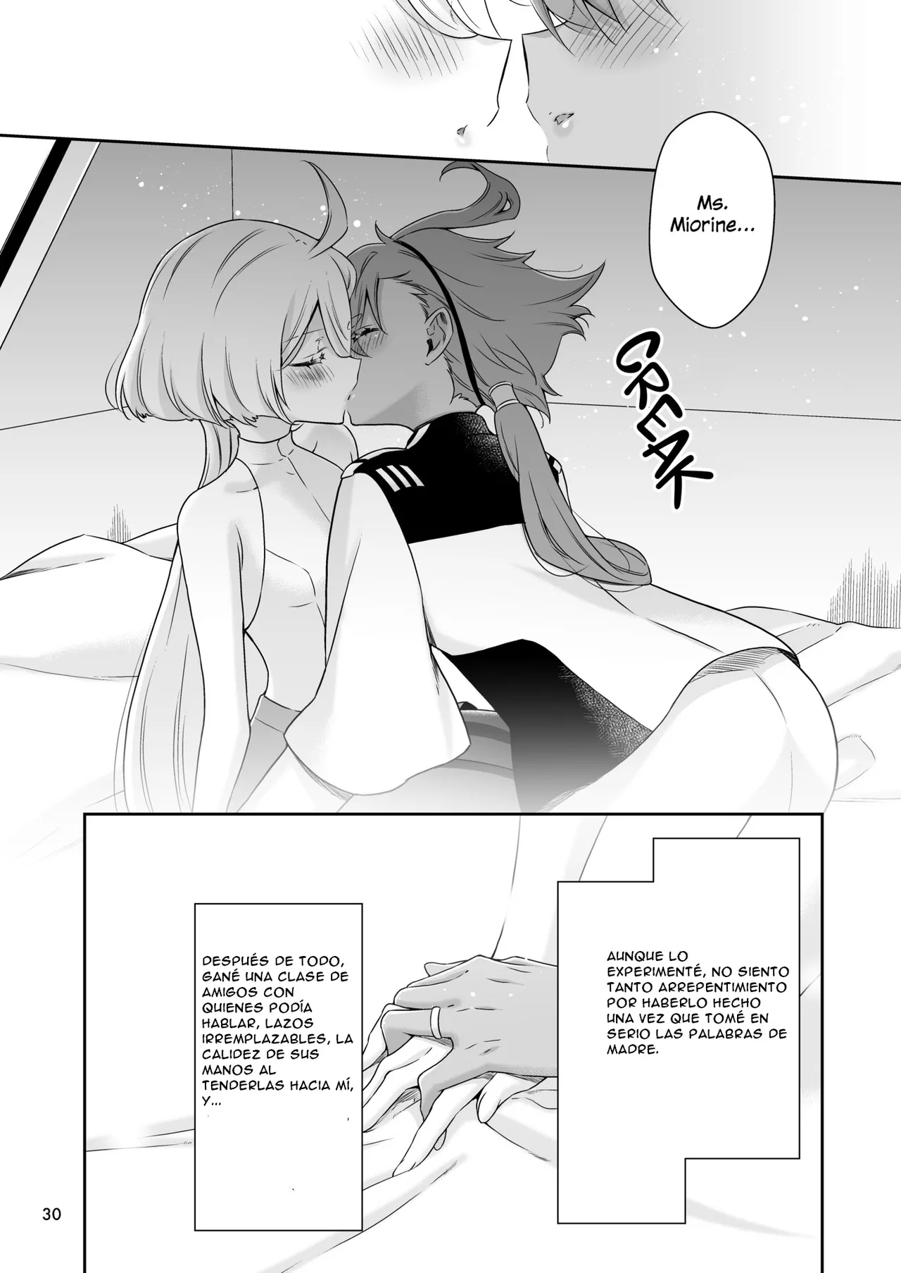 [Waterfall (Takano Saku)] Shiawase na Hibi -if- | Days of Happiness -if- (Mobile Suit Gundam: The Witch from Mercury) [Spanish] [Digital] image number 27