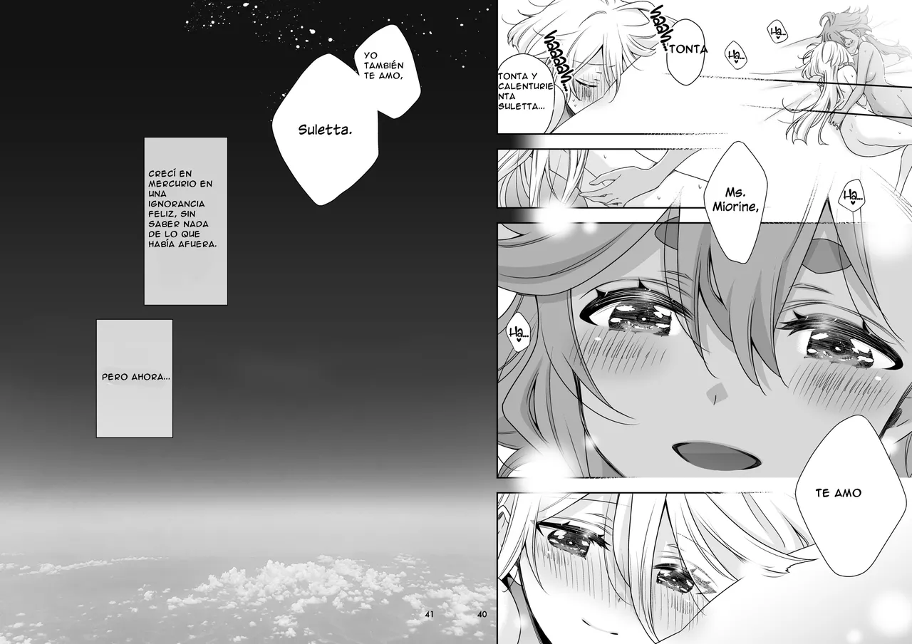 [Waterfall (Takano Saku)] Shiawase na Hibi -if- | Days of Happiness -if- (Mobile Suit Gundam: The Witch from Mercury) [Spanish] [Digital] image number 37